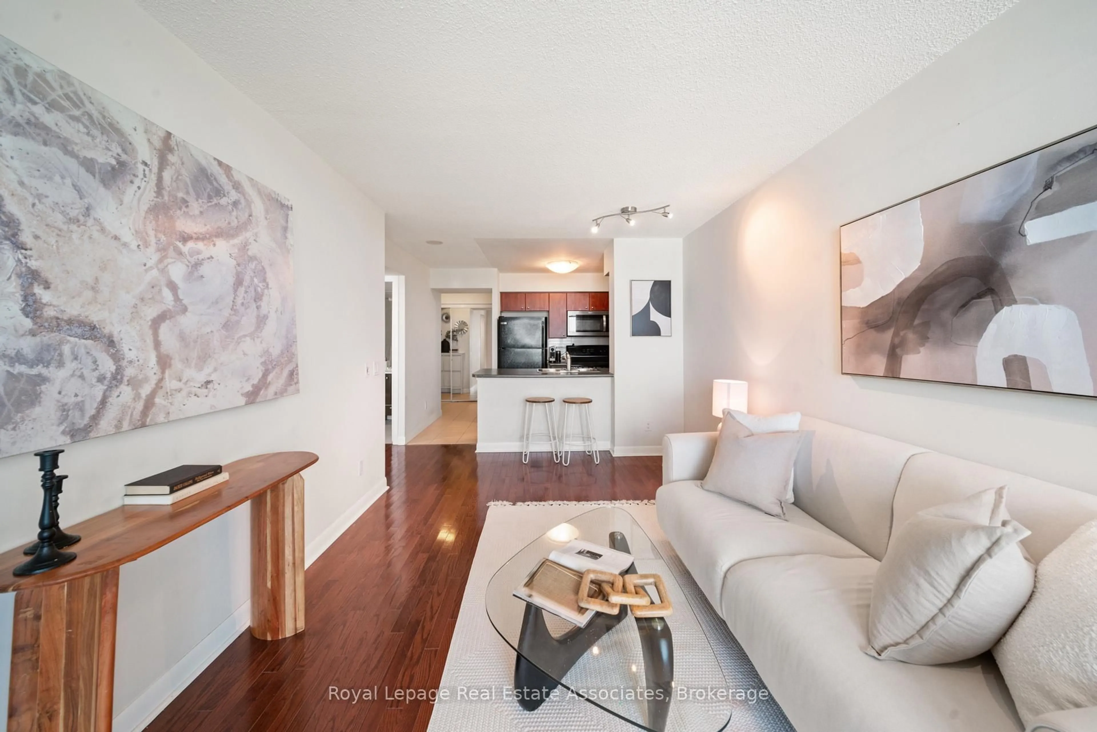 Living room with furniture, unknown for 225 Sherway Gardens Rd #1601, Toronto Ontario M9C 0A3