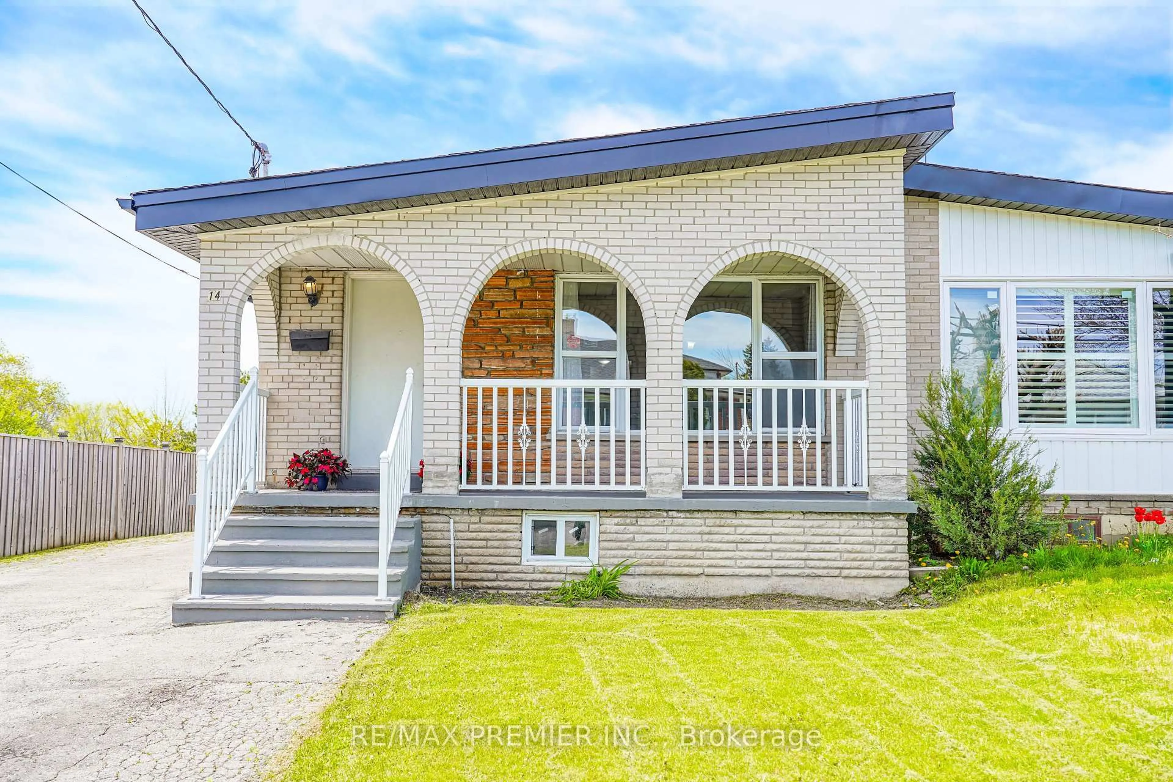 Home with brick exterior material, street for 14 Yatescastle Dr, Toronto Ontario M3L 2B8