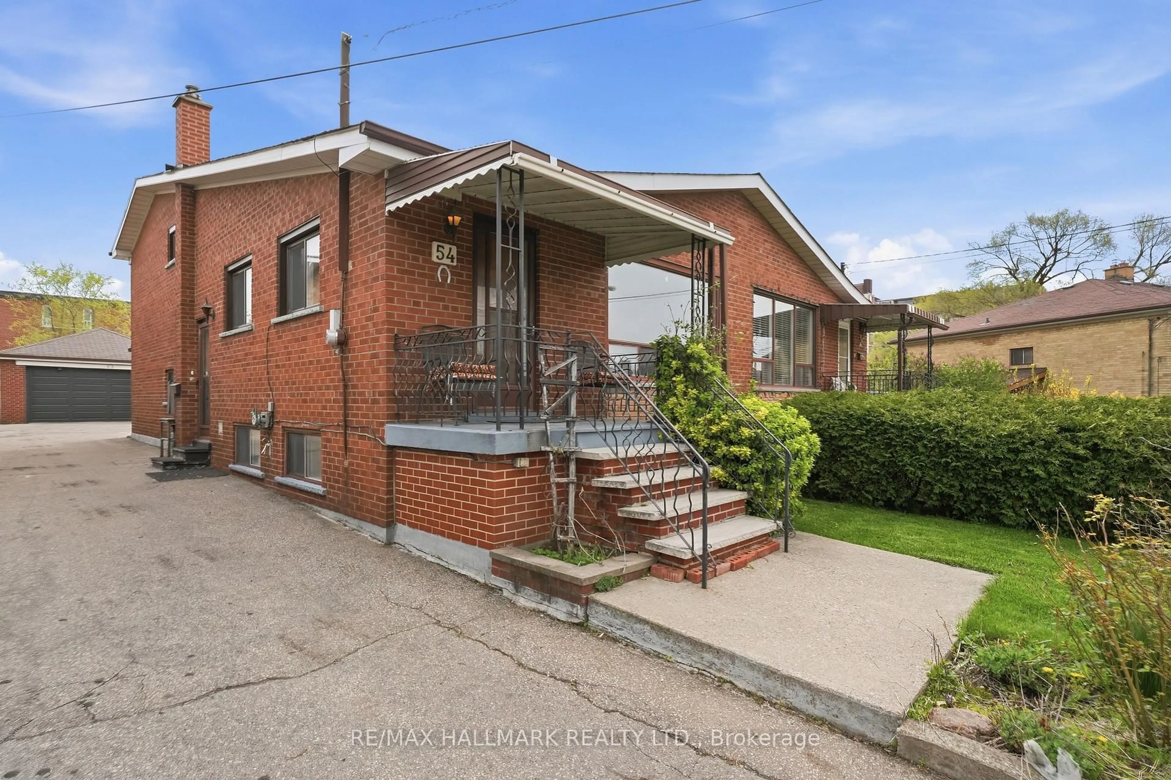 Home with brick exterior material, street for 54 Gotham Crt, Toronto Ontario M6M 2N8