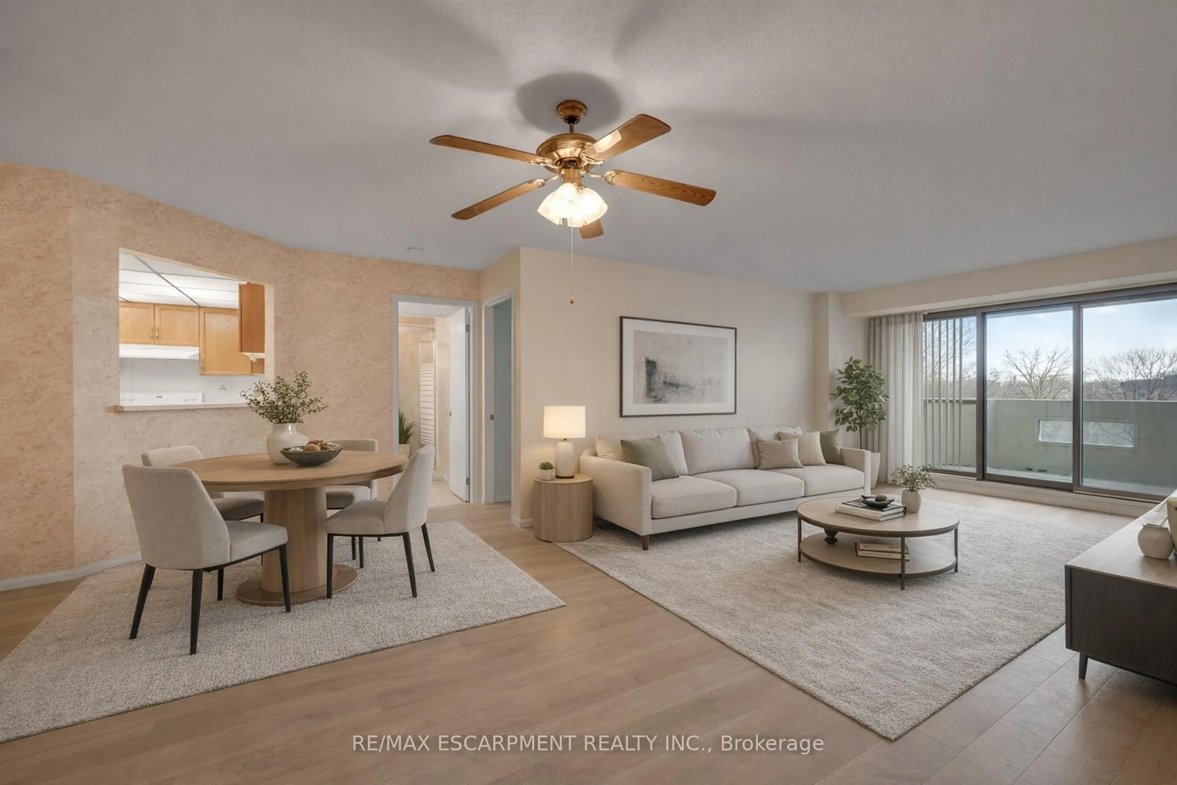 Living room with furniture, unknown for 5070 Pinedale Ave #302, Burlington Ontario L7L 5V6