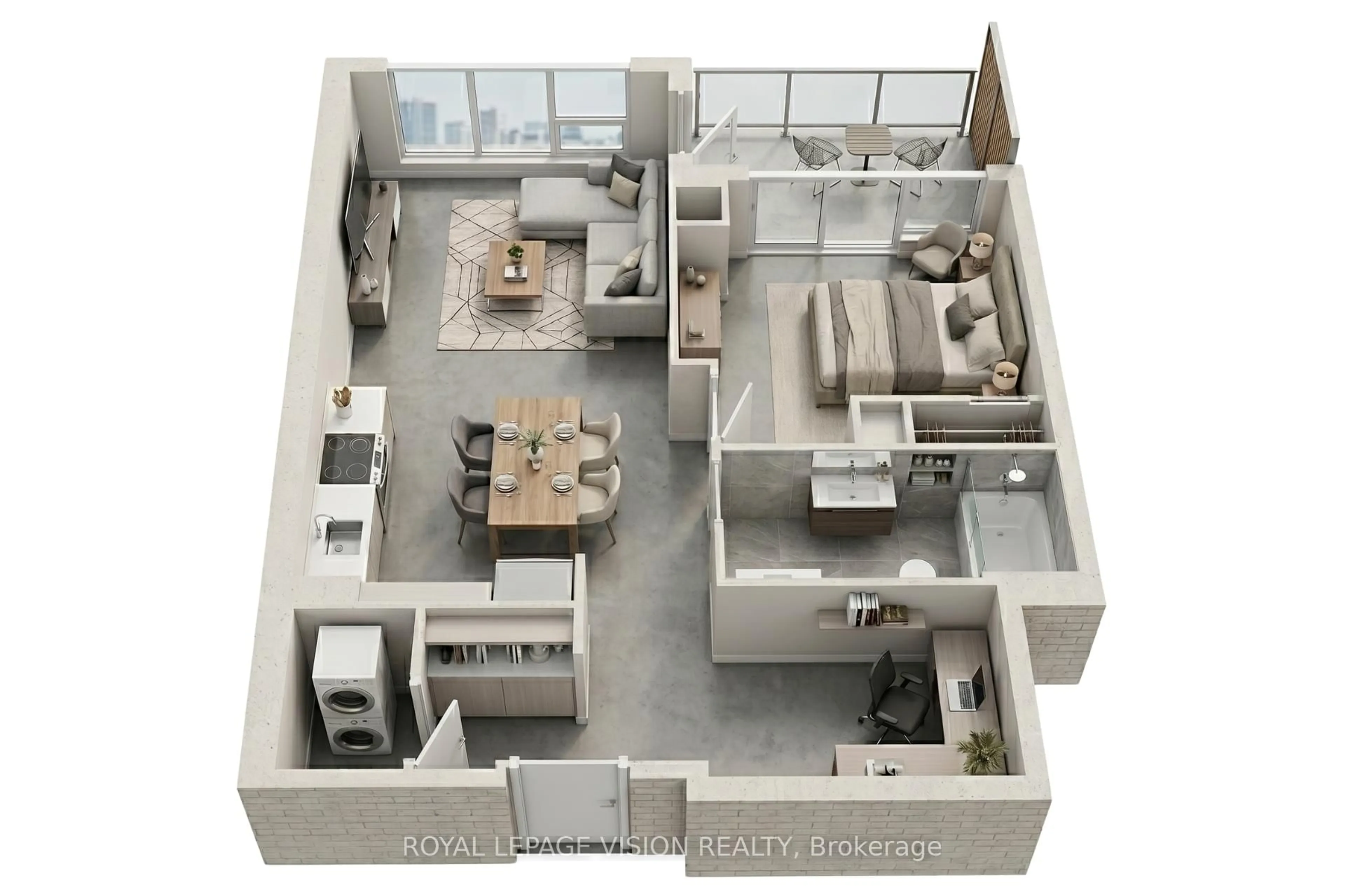 Floor plan for 15 Viking Lane #PH5, Toronto Ontario M9B 0A4