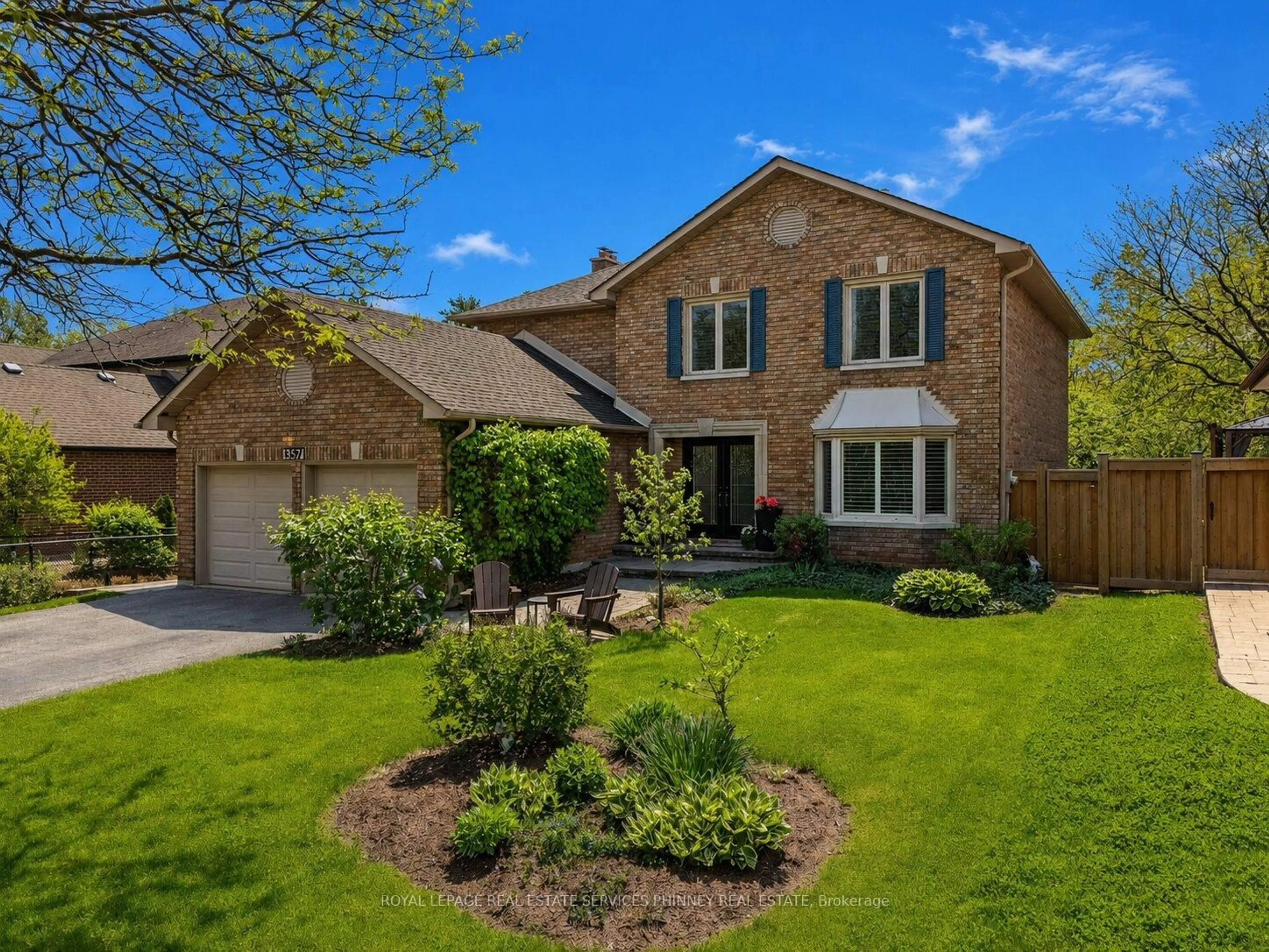 Home with brick exterior material, street for 1357 Golden Meadow Tr, Oakville Ontario L6H 3H1