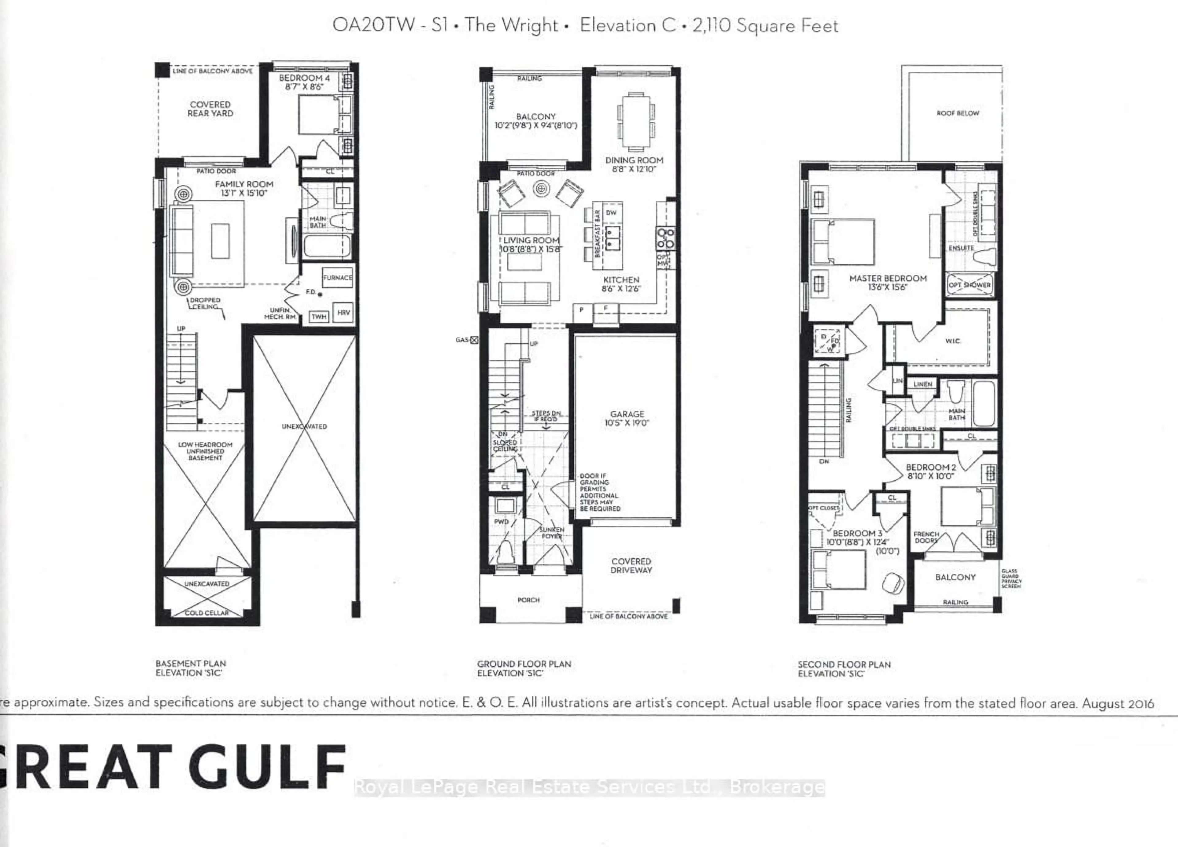 Floor plan for 3155 Mintwood Circ, Oakville Ontario L6H 0N9
