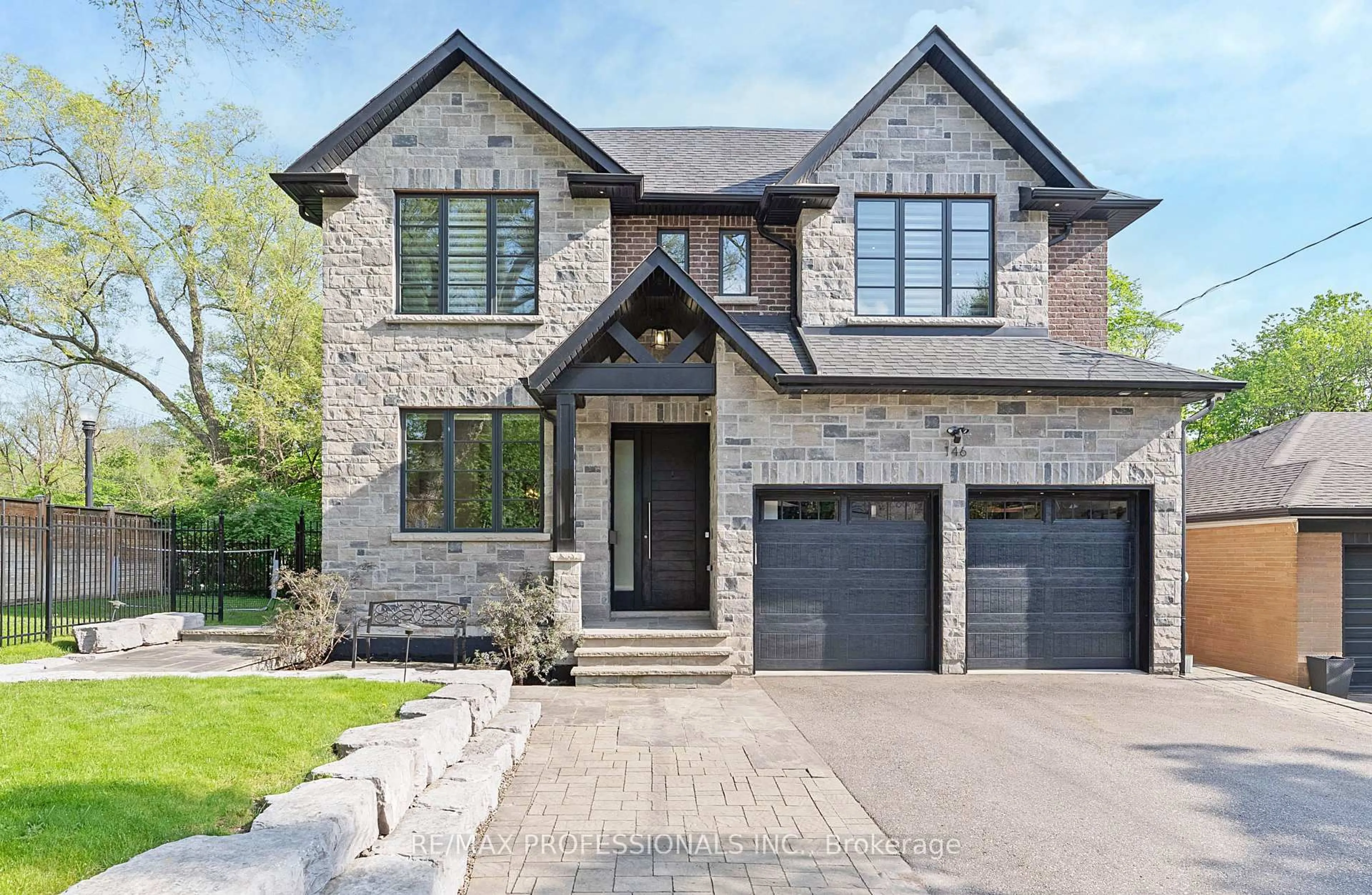 Home with brick exterior material, street for 146 Thompson Ave, Toronto Ontario M8Z 3V2