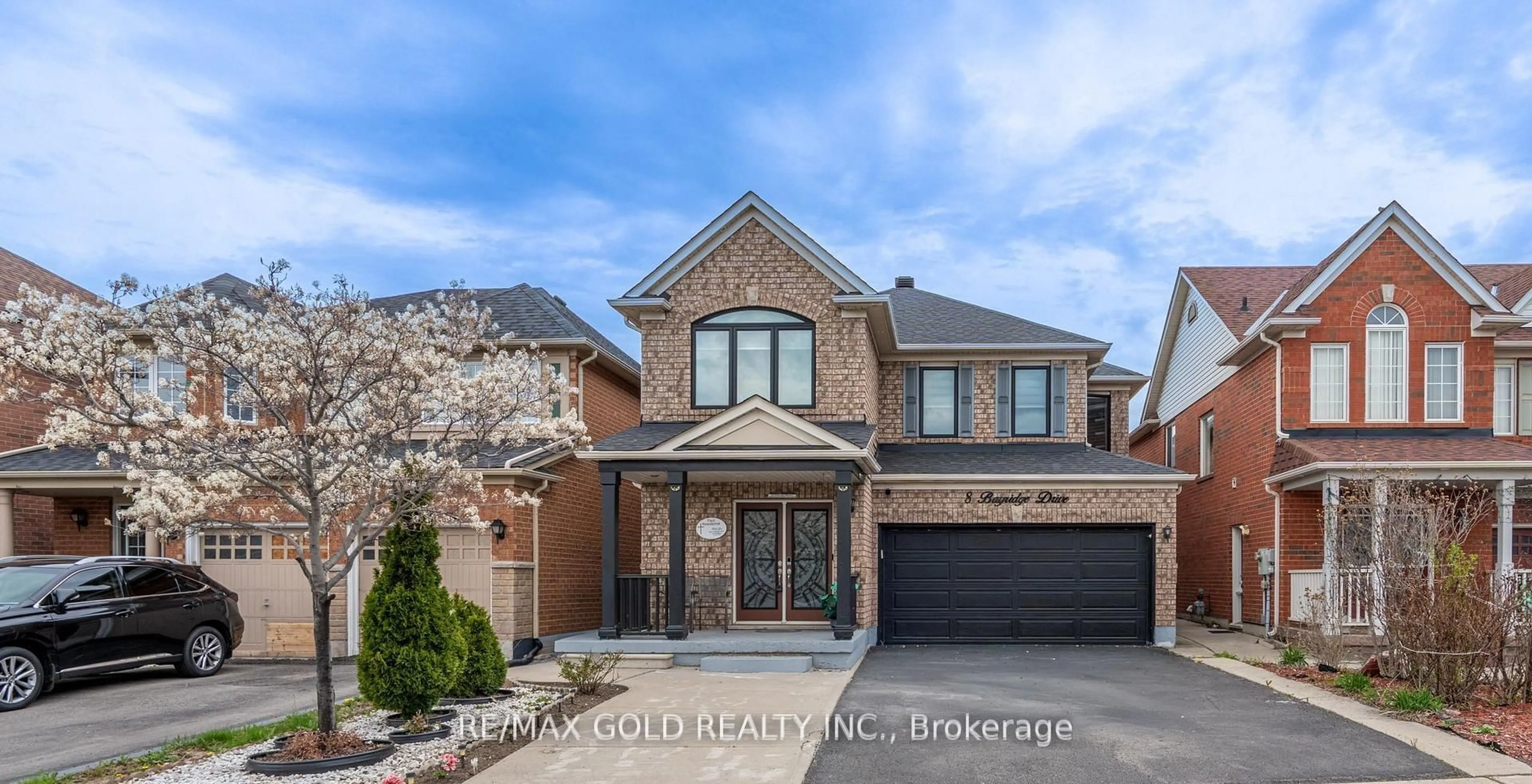 Home with brick exterior material, street for 8 Bayridge Dr, Brampton Ontario L6P 2H8