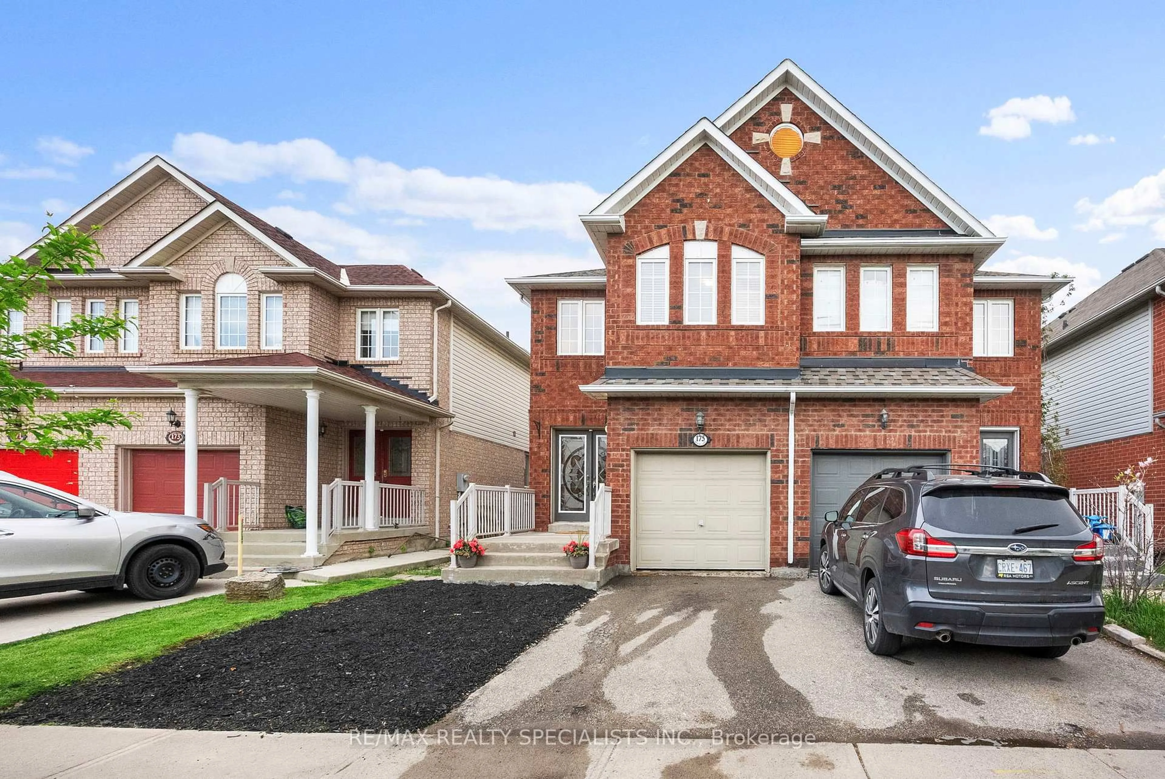 Home with brick exterior material, street for 175 Manley Lane, Milton Ontario L9T 5P1