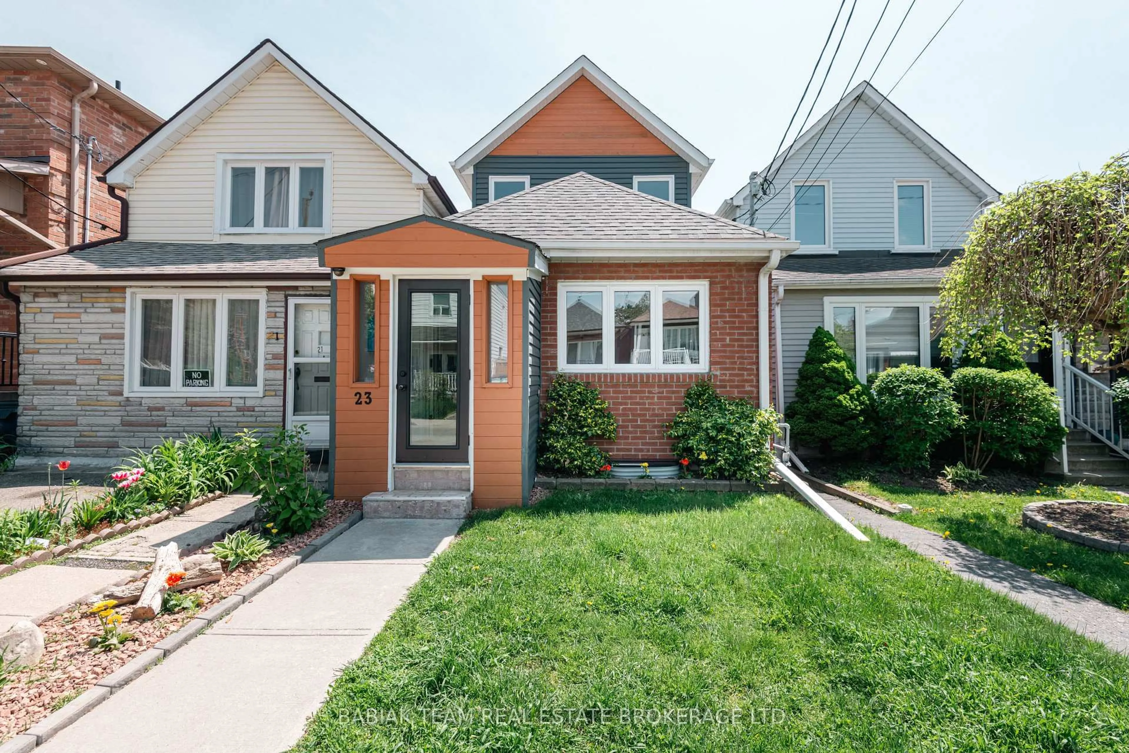 Home with brick exterior material, street for 23 Teignmouth Ave, Toronto Ontario M6E 1S6