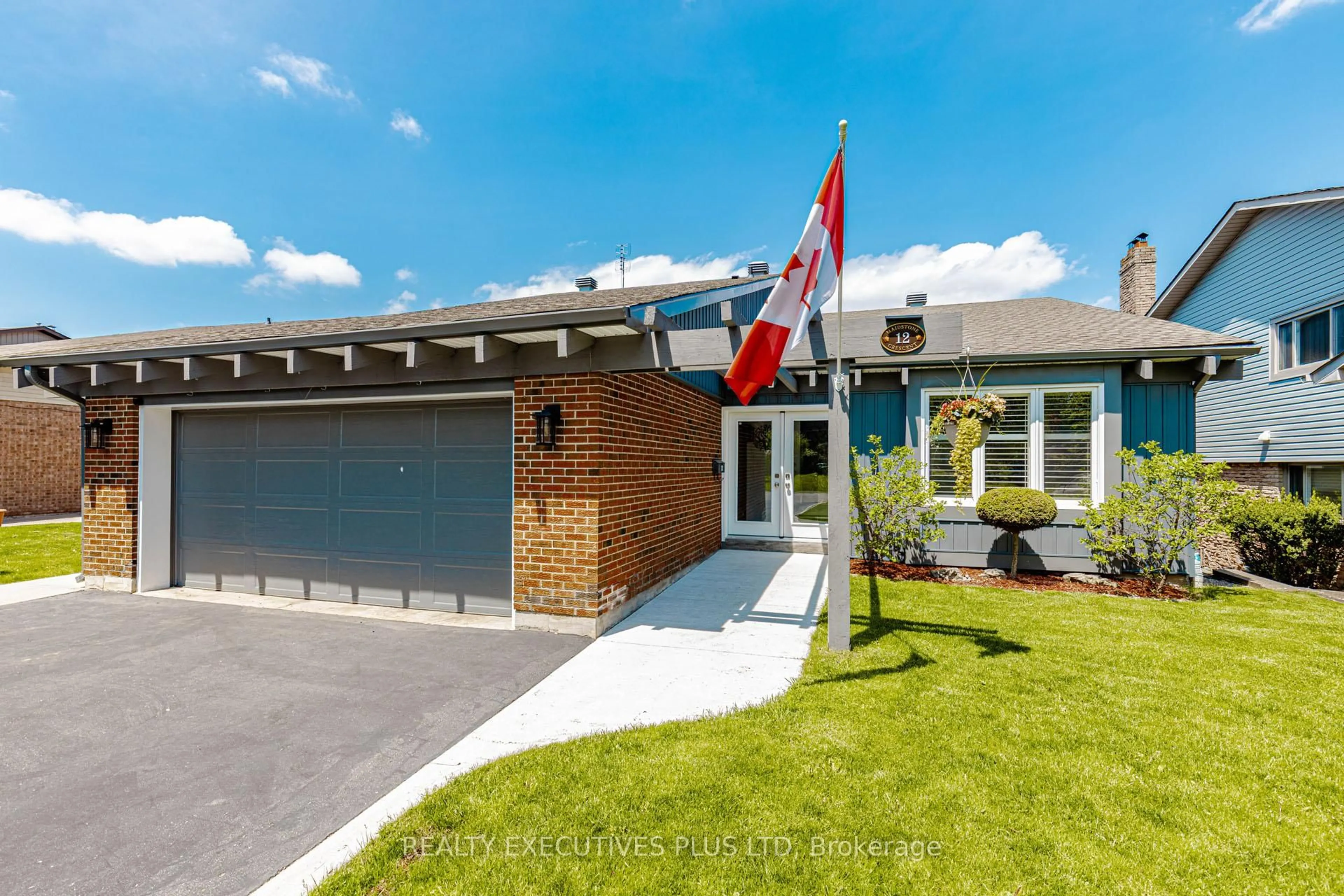 Home with brick exterior material, street for 12 Maidstone Cres, Brampton Ontario L6S 2Z5
