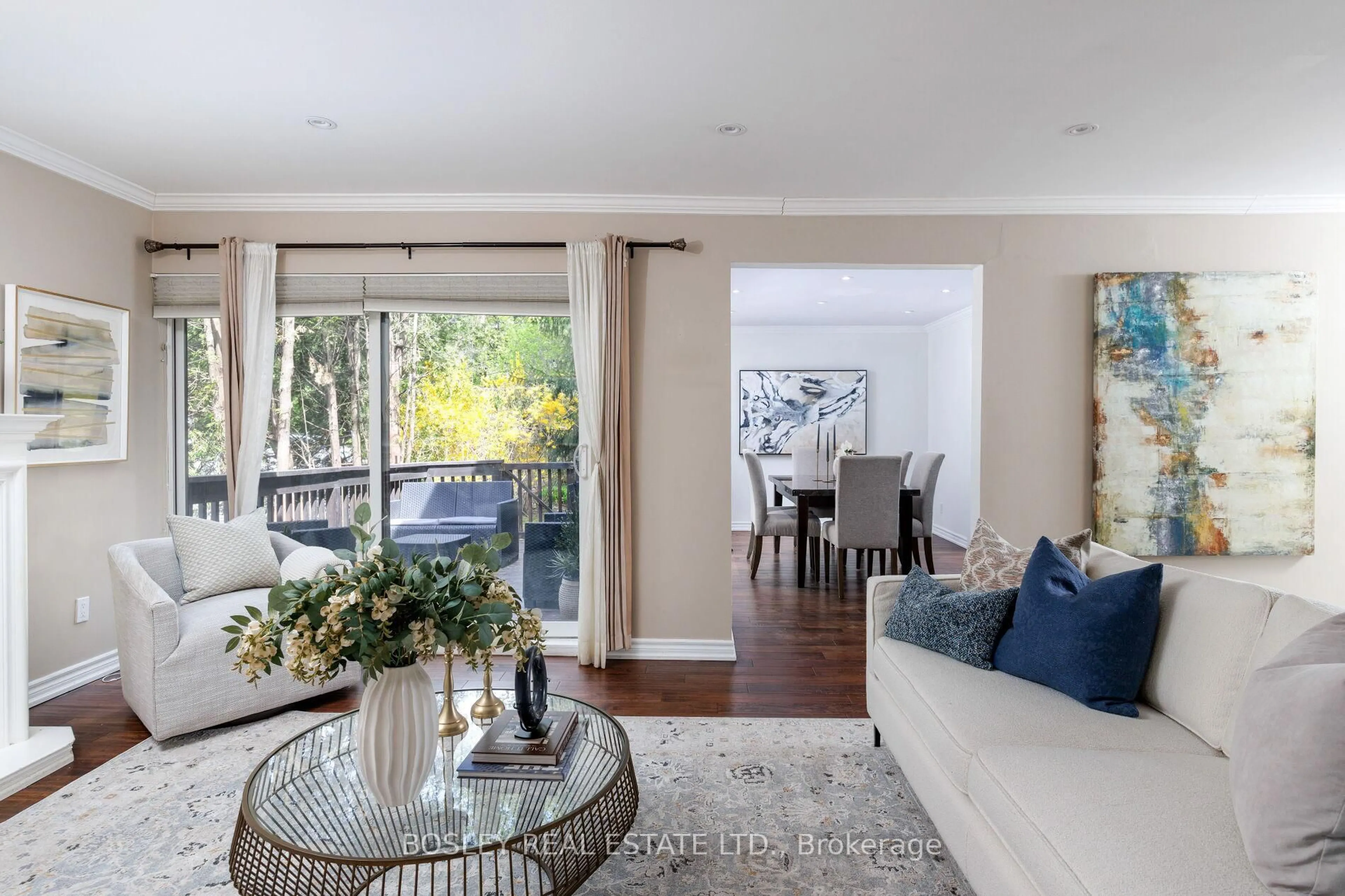 Living room with furniture, unknown for 12 Redstone Path, Toronto Ontario M9C 1Y7