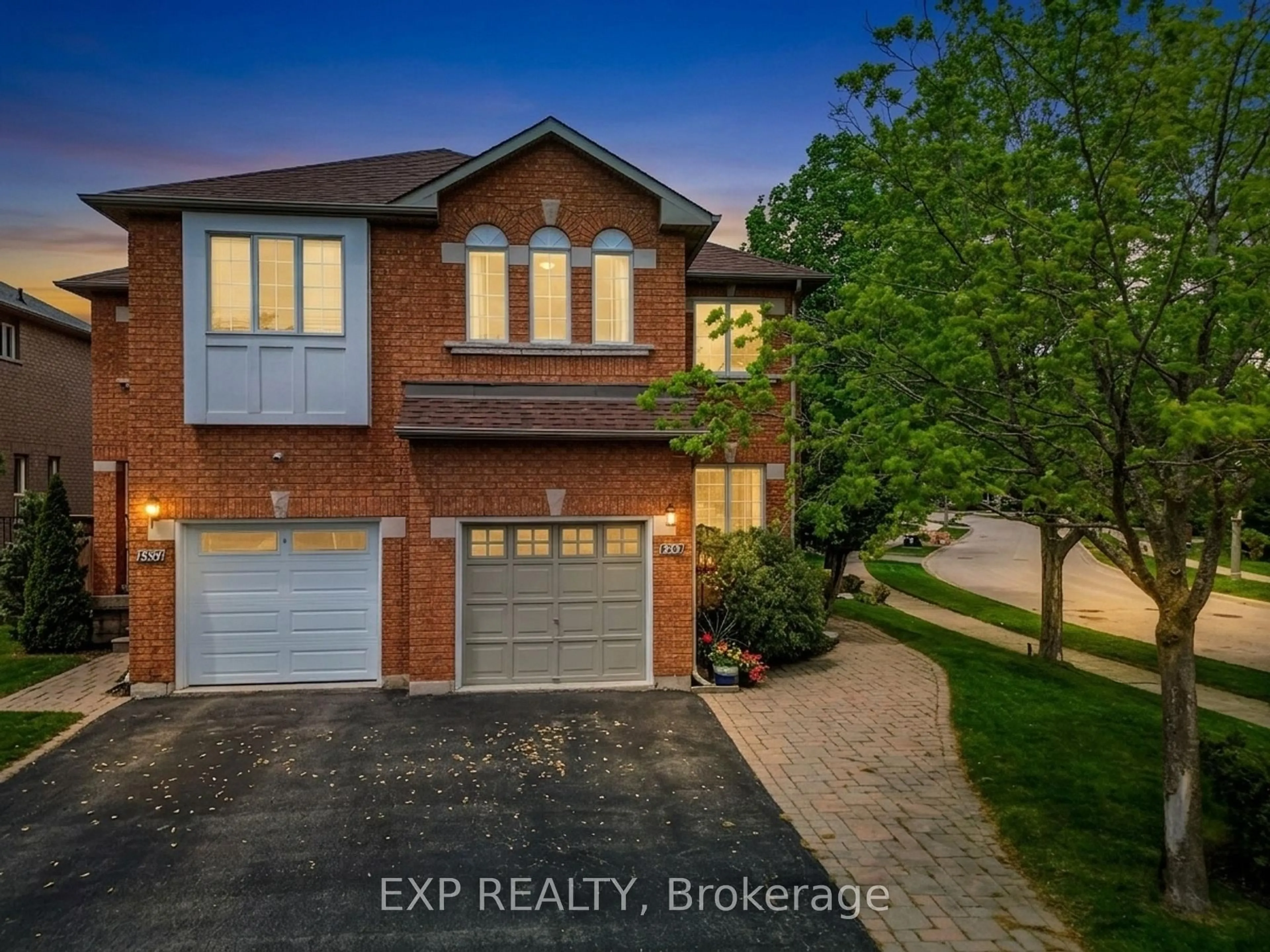 Home with brick exterior material, street for 1347 Brookstar Dr, Oakville Ontario L6M 3W1