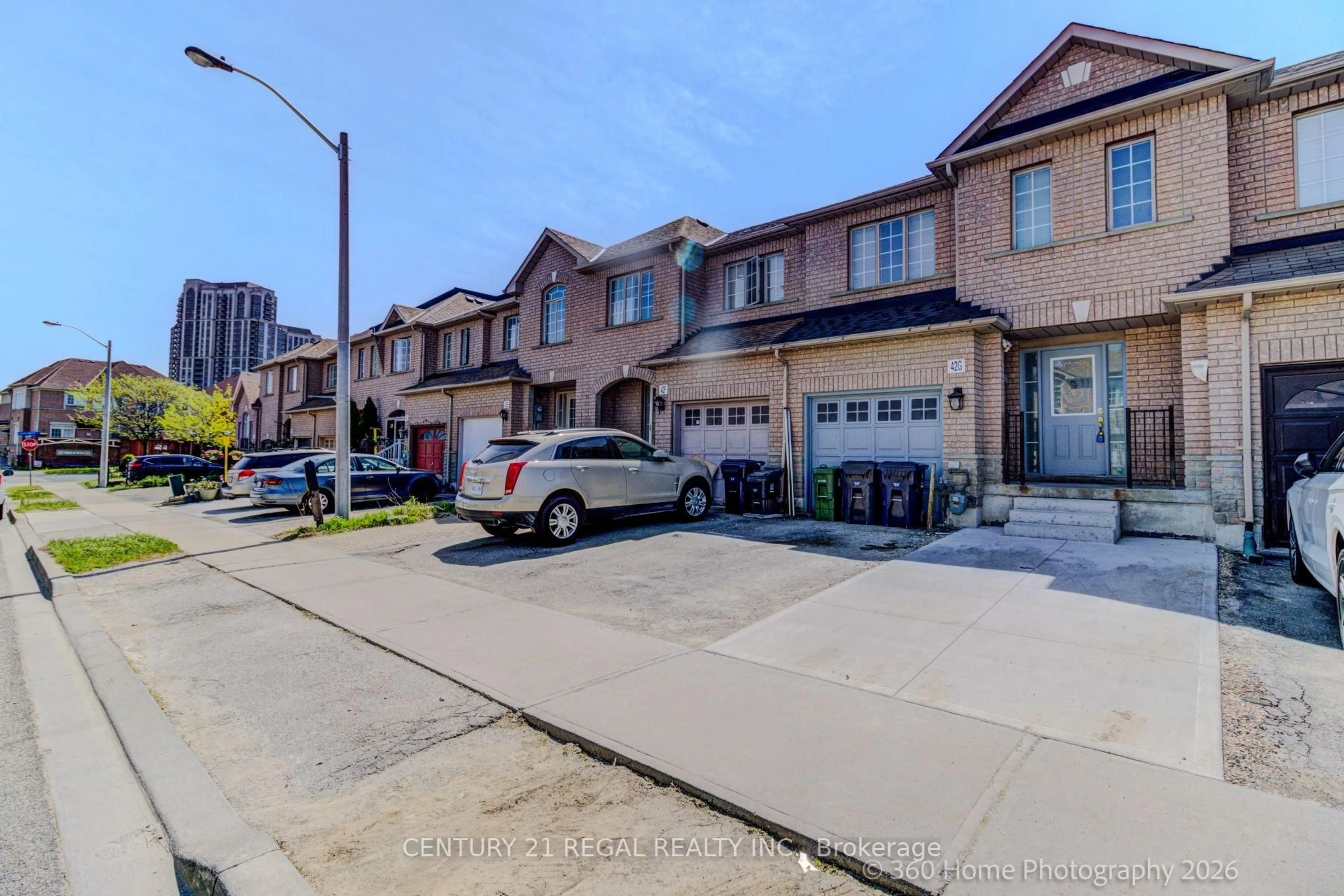 A pic from outside/outdoor area/front of a property/back of a property/a pic from drone, street for 42G View Green Cres, Toronto Ontario M9W 7C9