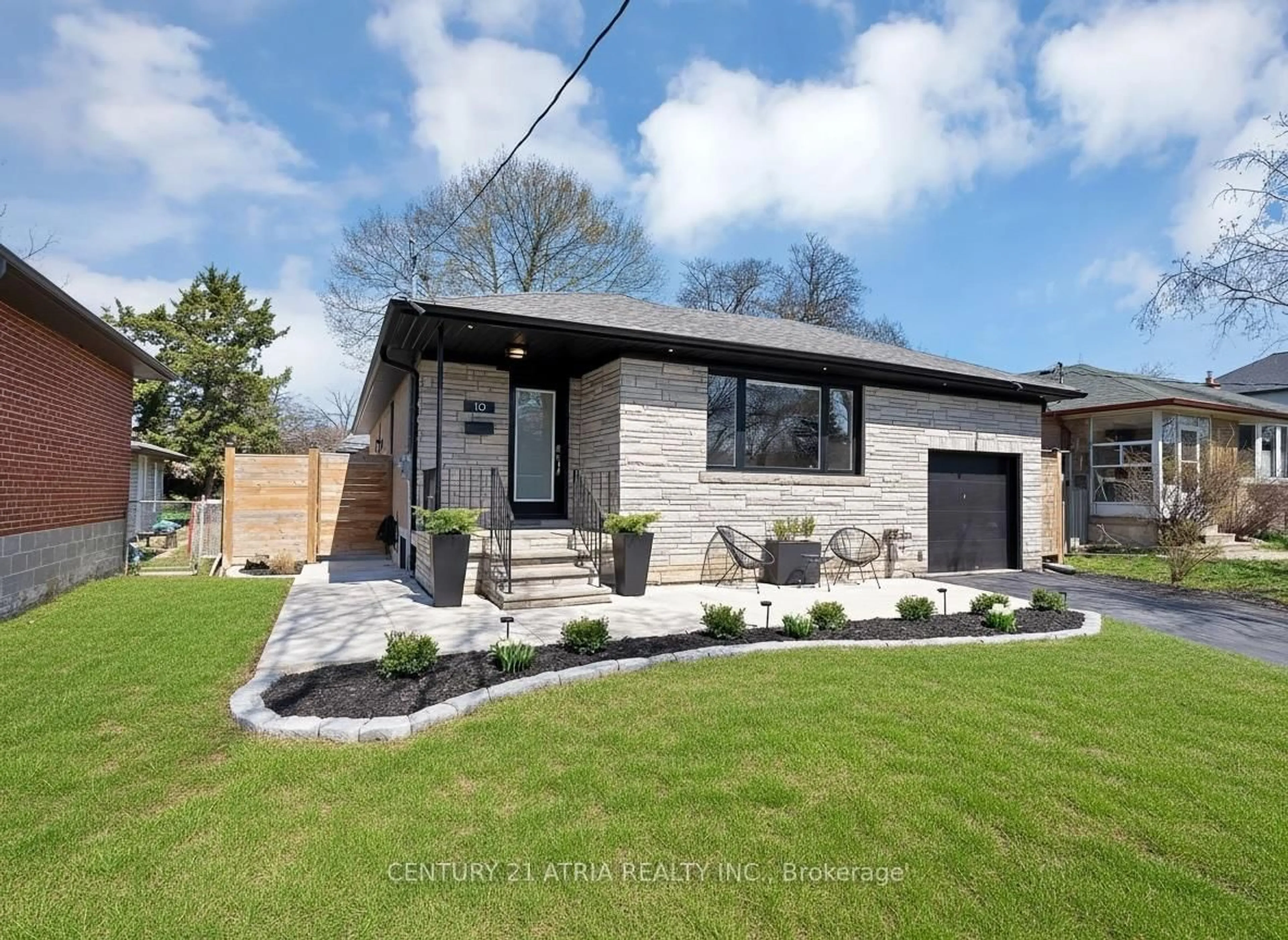 Home with brick exterior material, street for 10 Dunrobin Dr, Toronto Ontario M9B 2S9