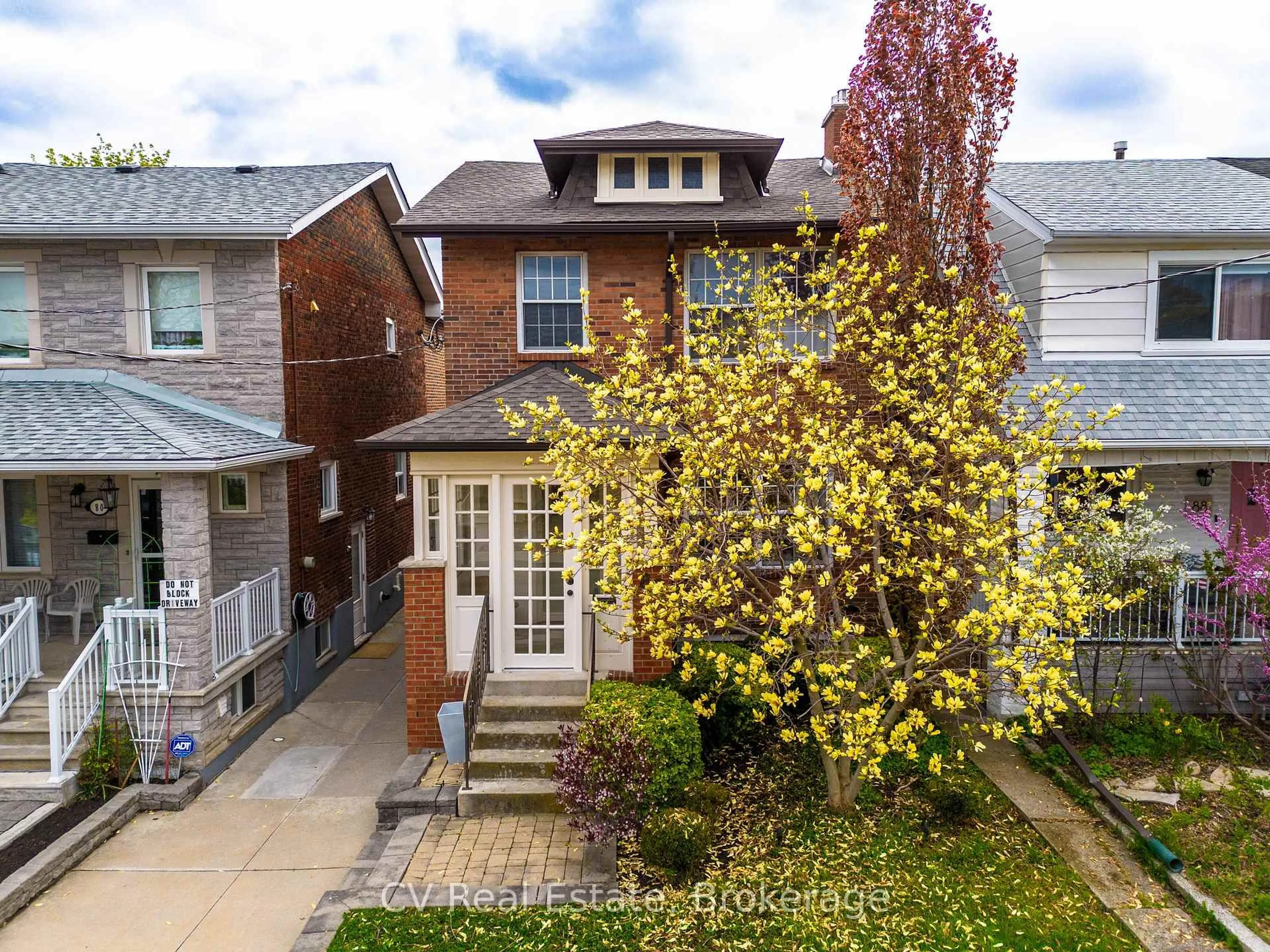 Home with brick exterior material, street for 82 Sellers Ave, Toronto Ontario M6E 3T6