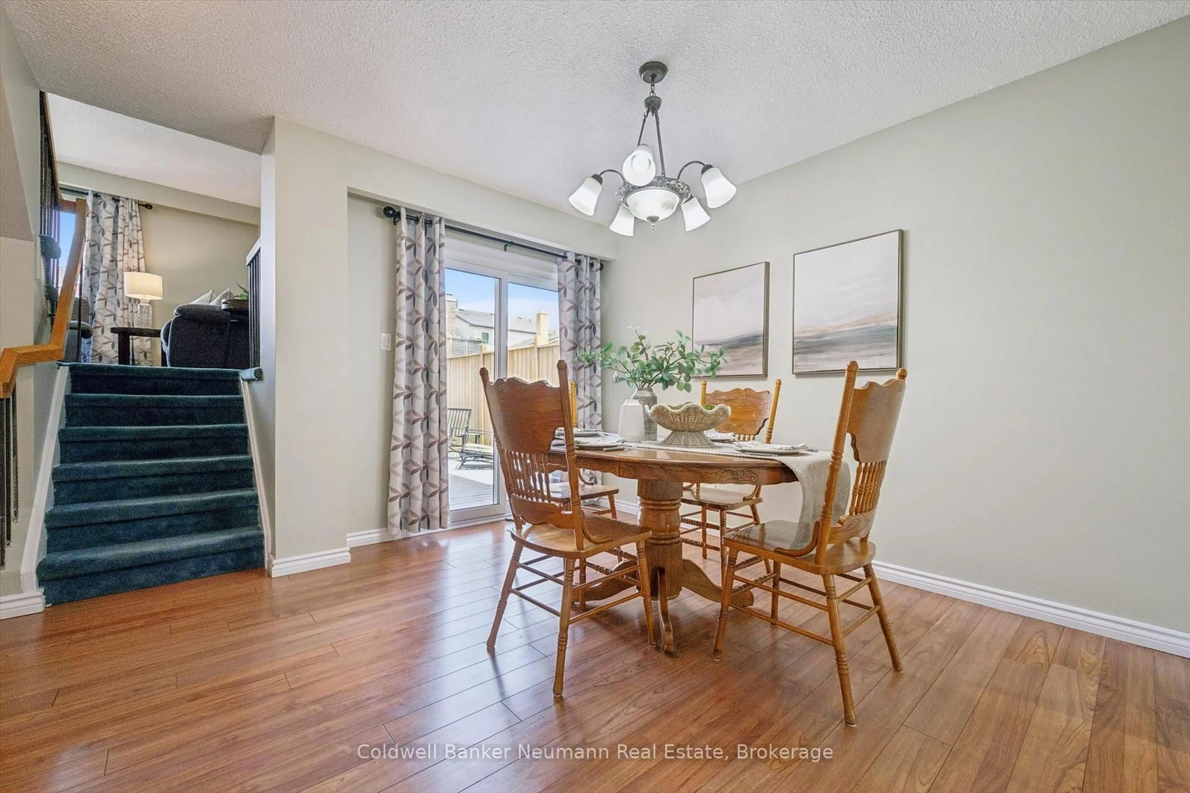 Dining room, wood/laminate floor for 17 Histon Cres, Brampton Ontario L6V 3P9