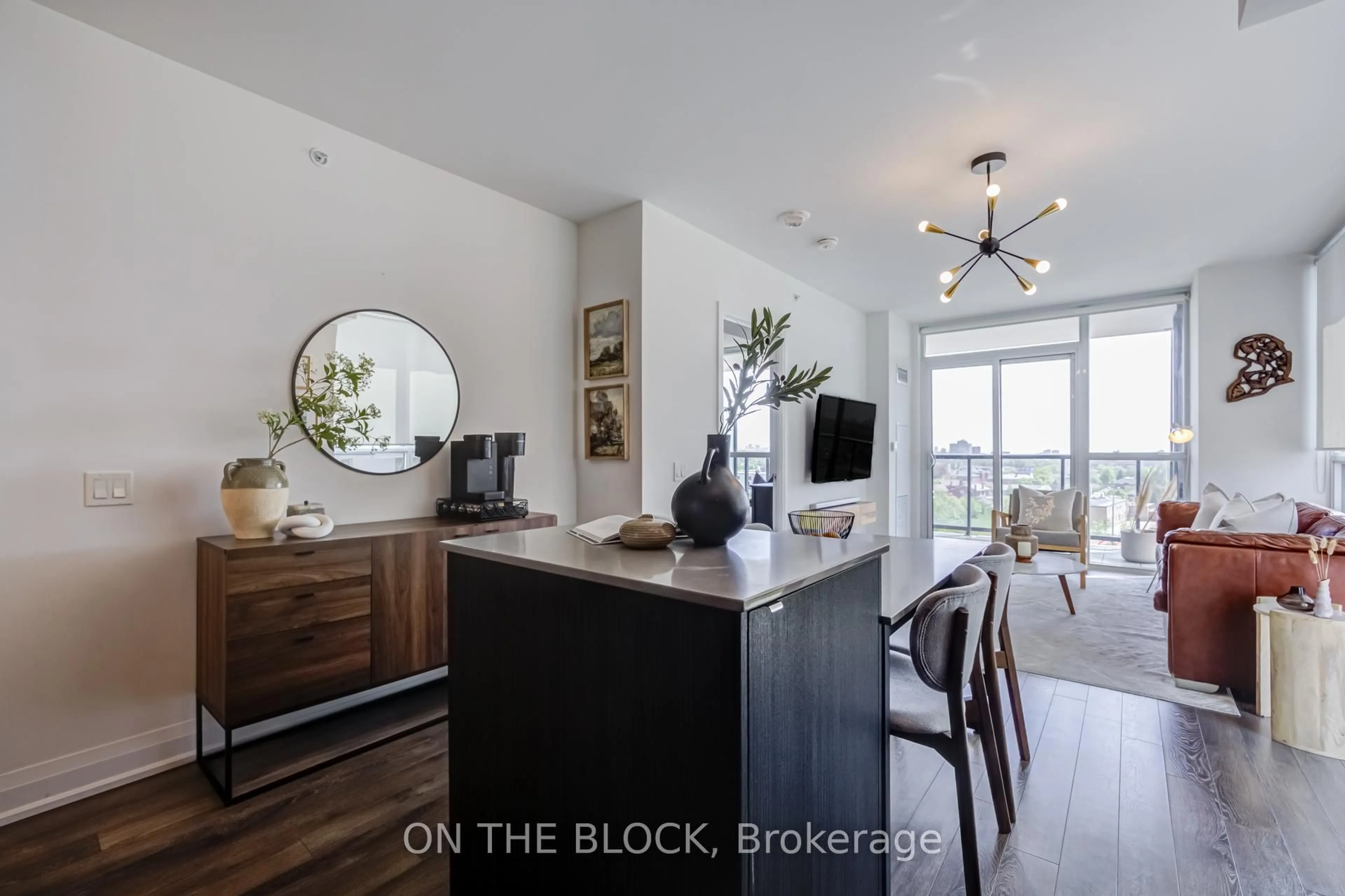 Open concept kitchen, unknown for 1461 Lawrence Ave #810, Toronto Ontario M6L 0A6
