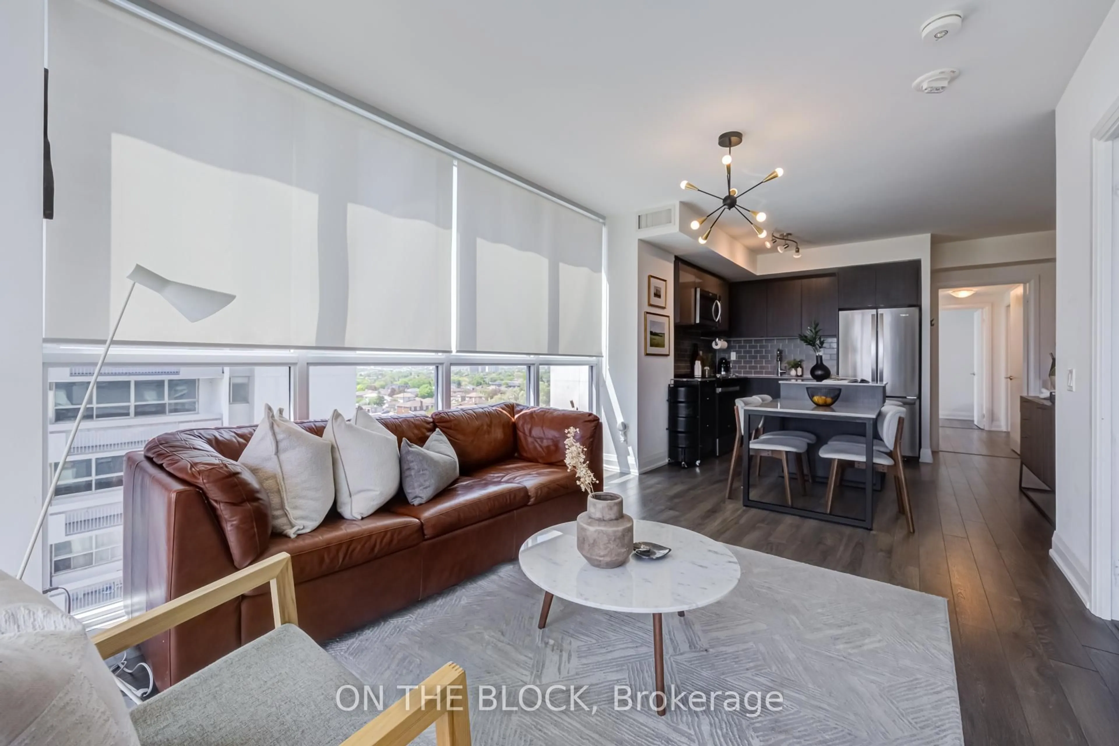 Open concept kitchen, unknown for 1461 Lawrence Ave #810, Toronto Ontario M6L 0A6