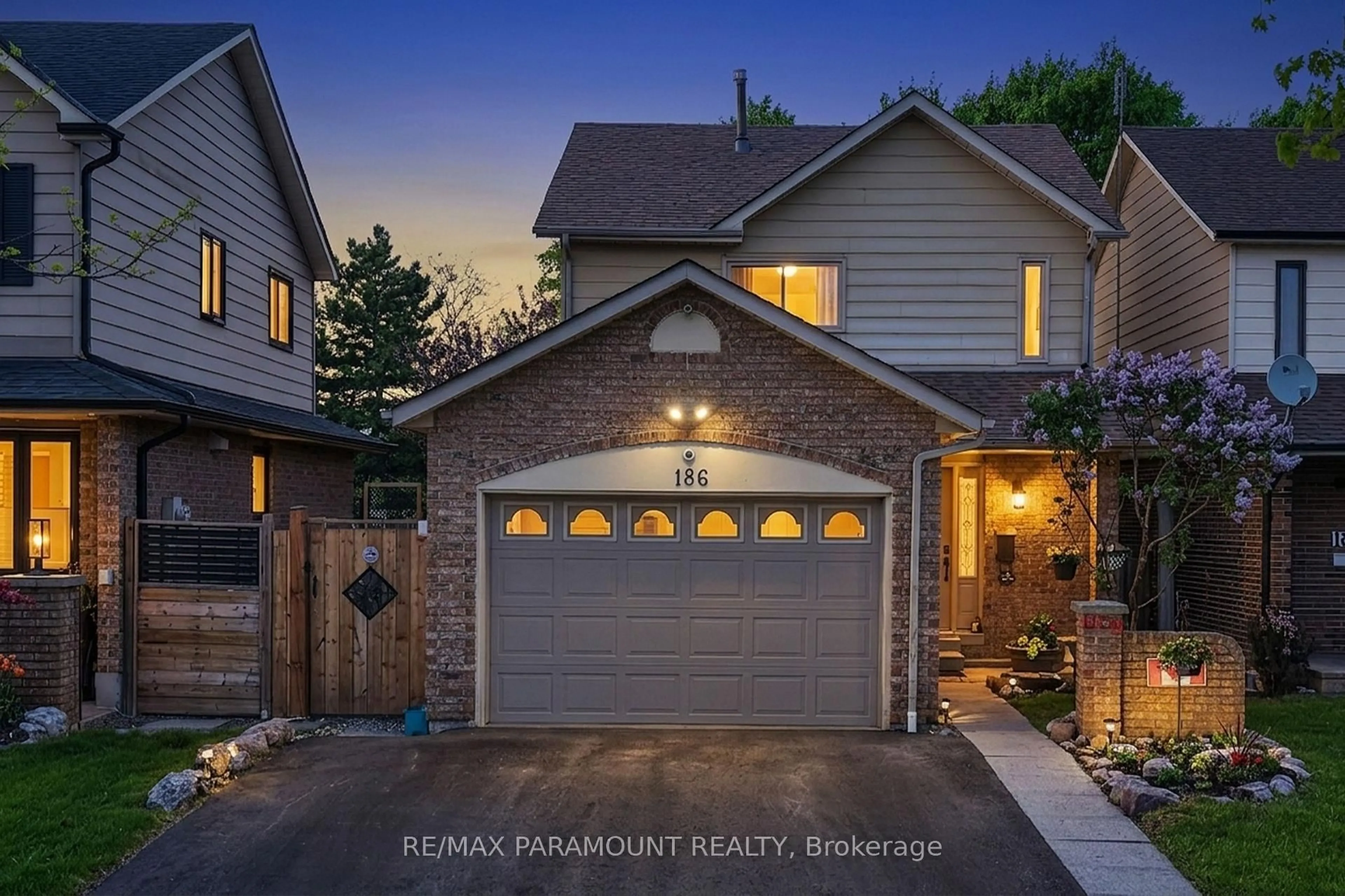Home with brick exterior material, street for 186 Weybridge Tr, Brampton Ontario L6V 3W2