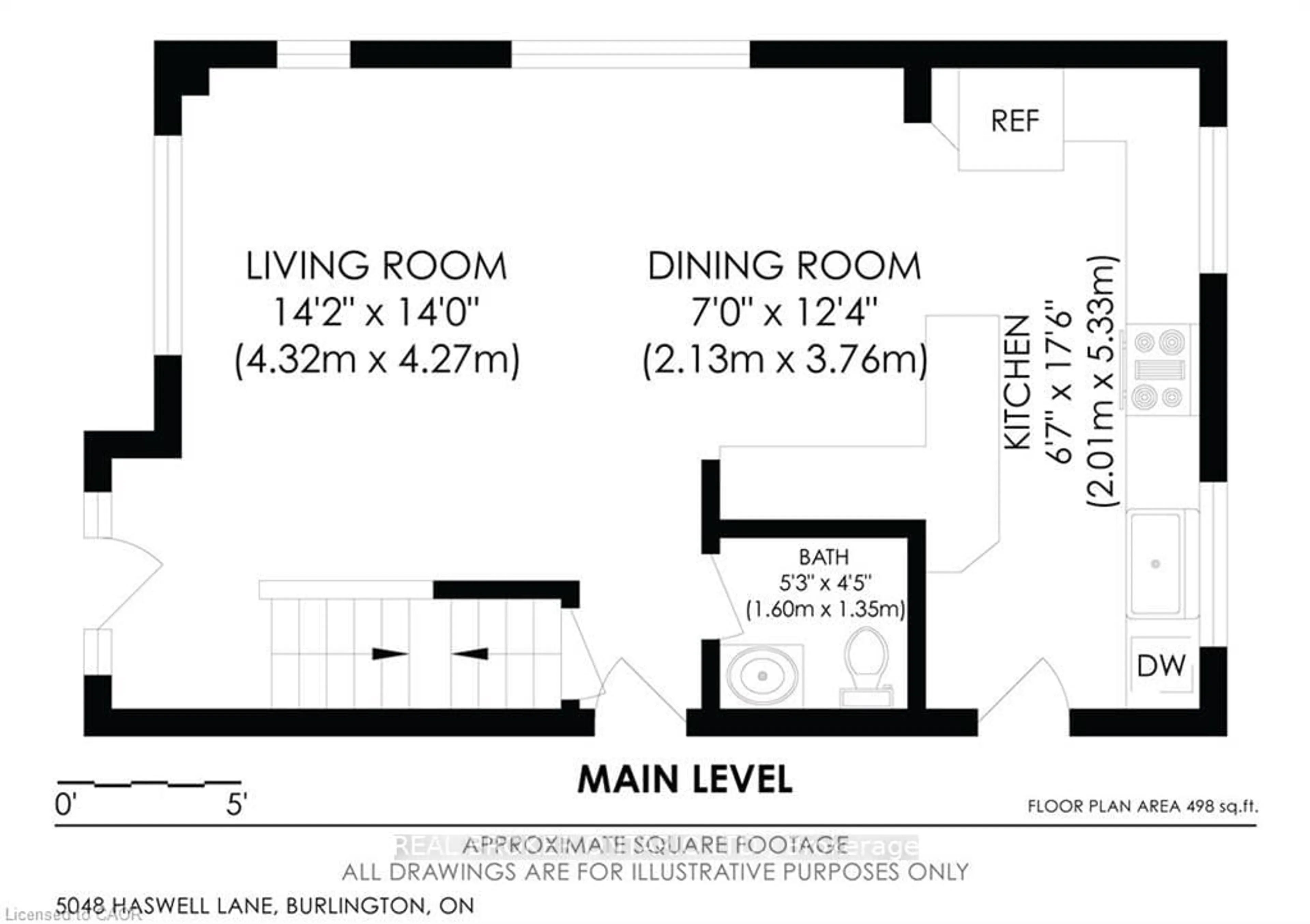 Floor plan for 5048 HASWELL Lane, Burlington Ontario L7L 6H3