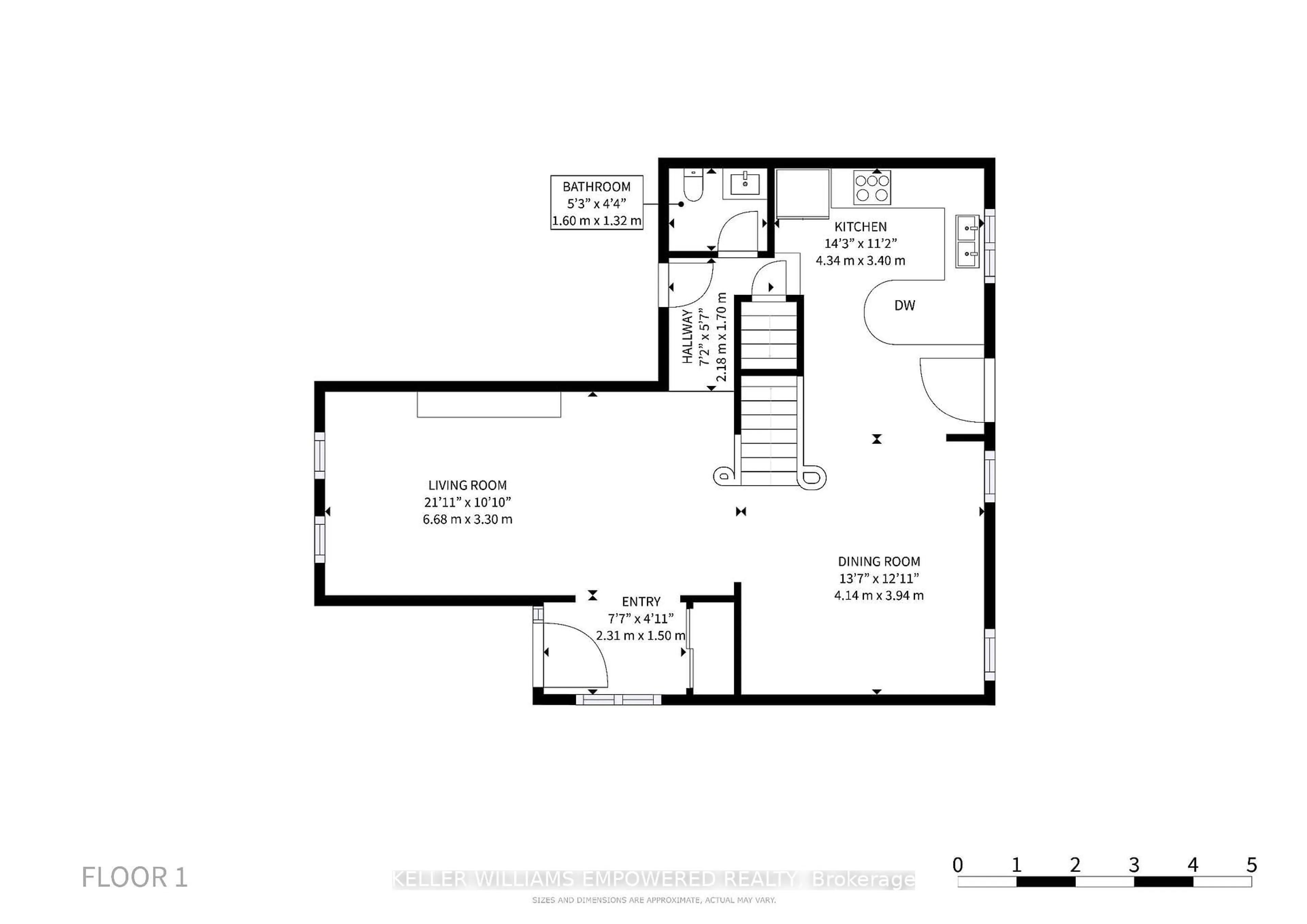 Floor plan for 14 Patience Dr, Brampton Ontario L7A 2S6