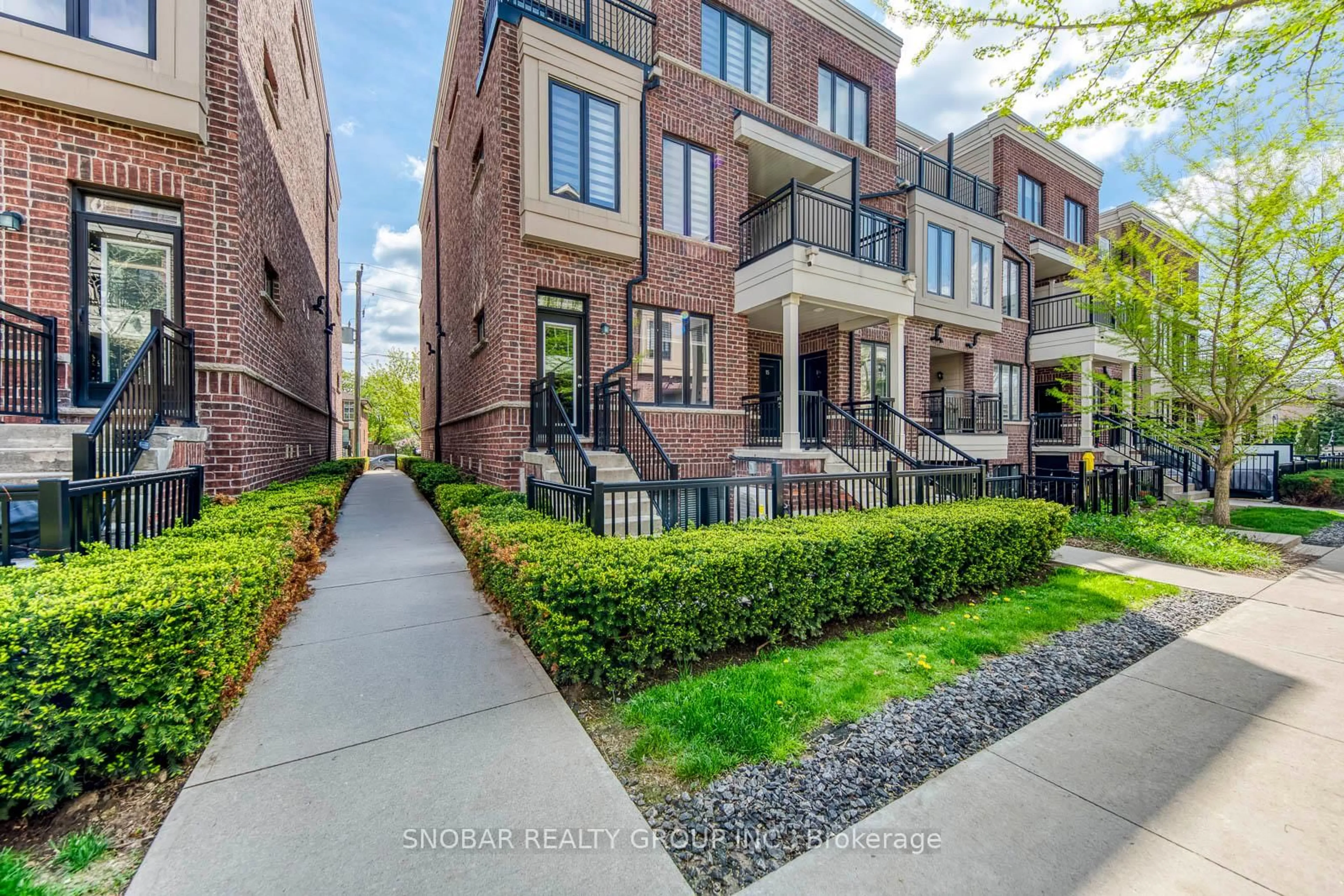 Home with brick exterior material, street for 10 Carnation Ave #13, Toronto Ontario M8V 0B8