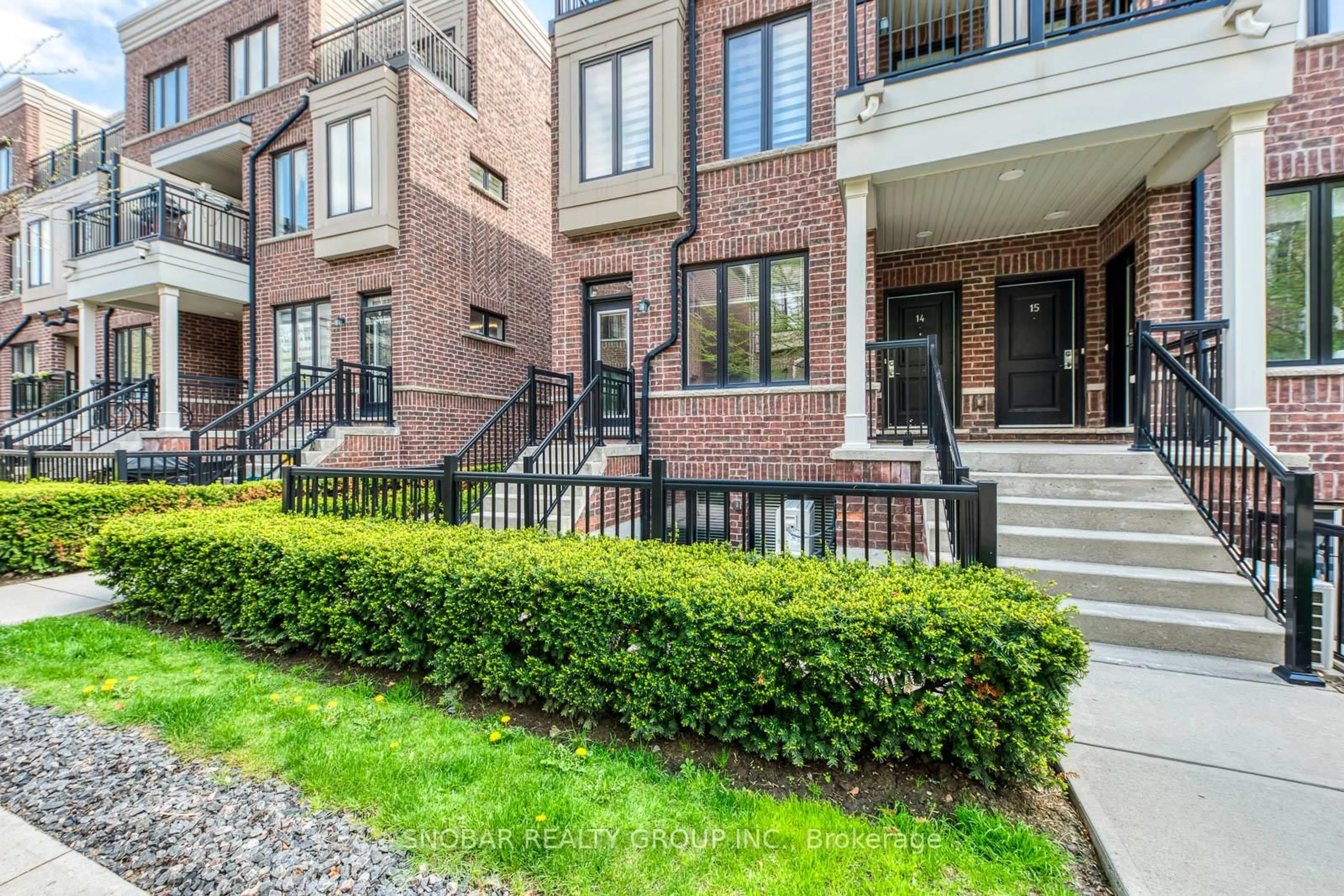 Home with brick exterior material, street for 10 Carnation Ave #13, Toronto Ontario M8V 0B8