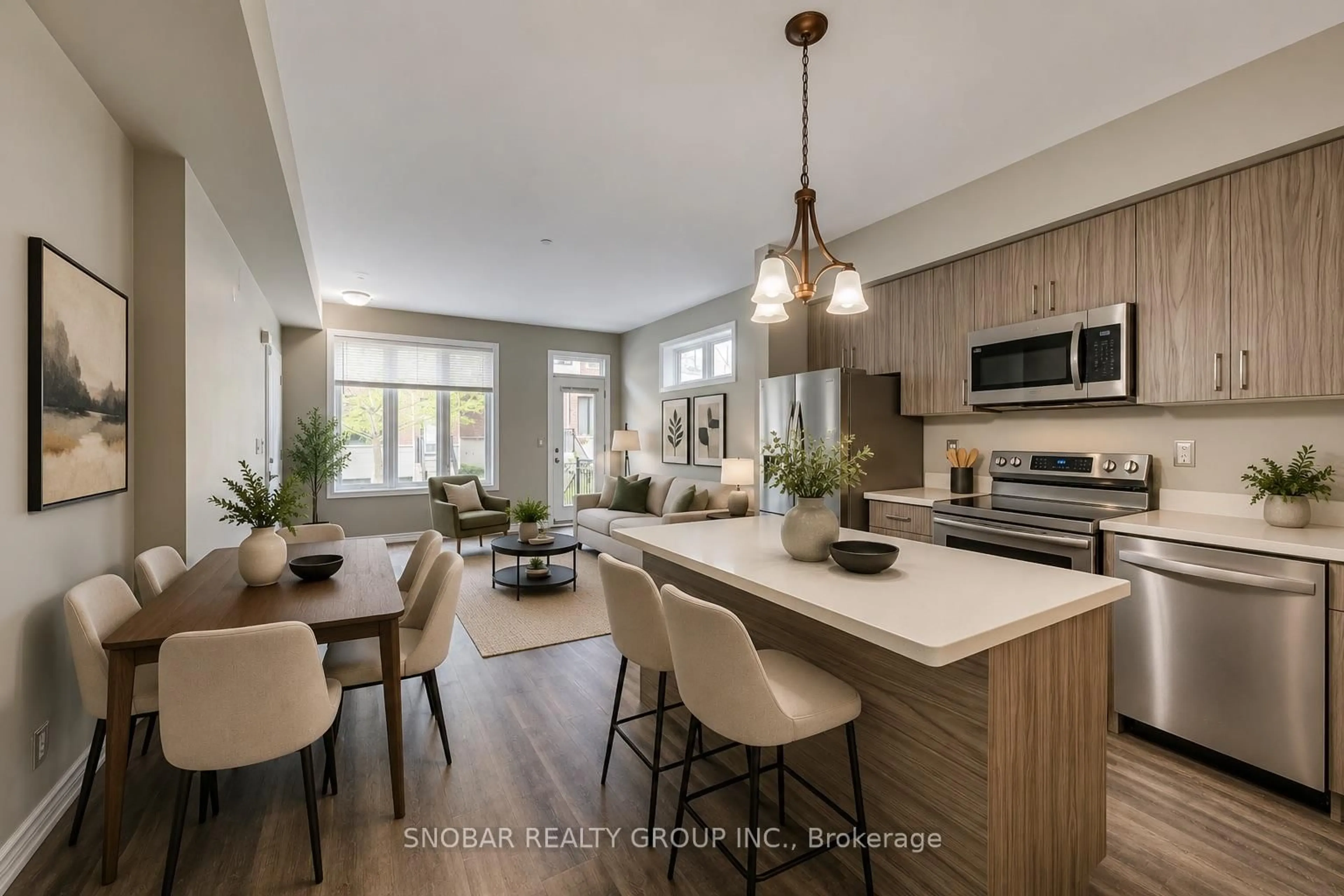 Open concept kitchen, unknown for 10 Carnation Ave #13, Toronto Ontario M8V 0B8