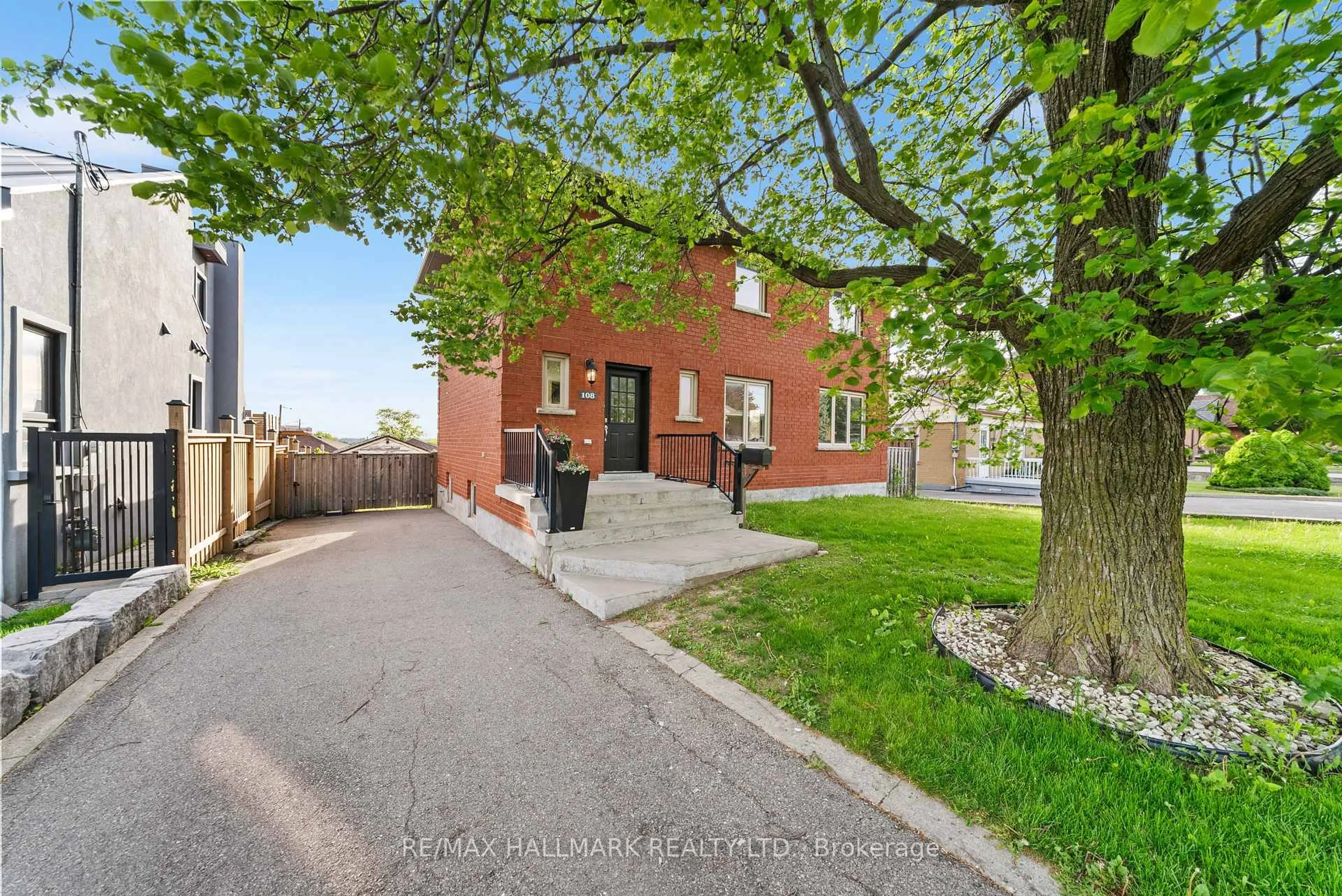 Home with brick exterior material, street for 108 Lexfield Ave, Toronto Ontario M3M 1M8