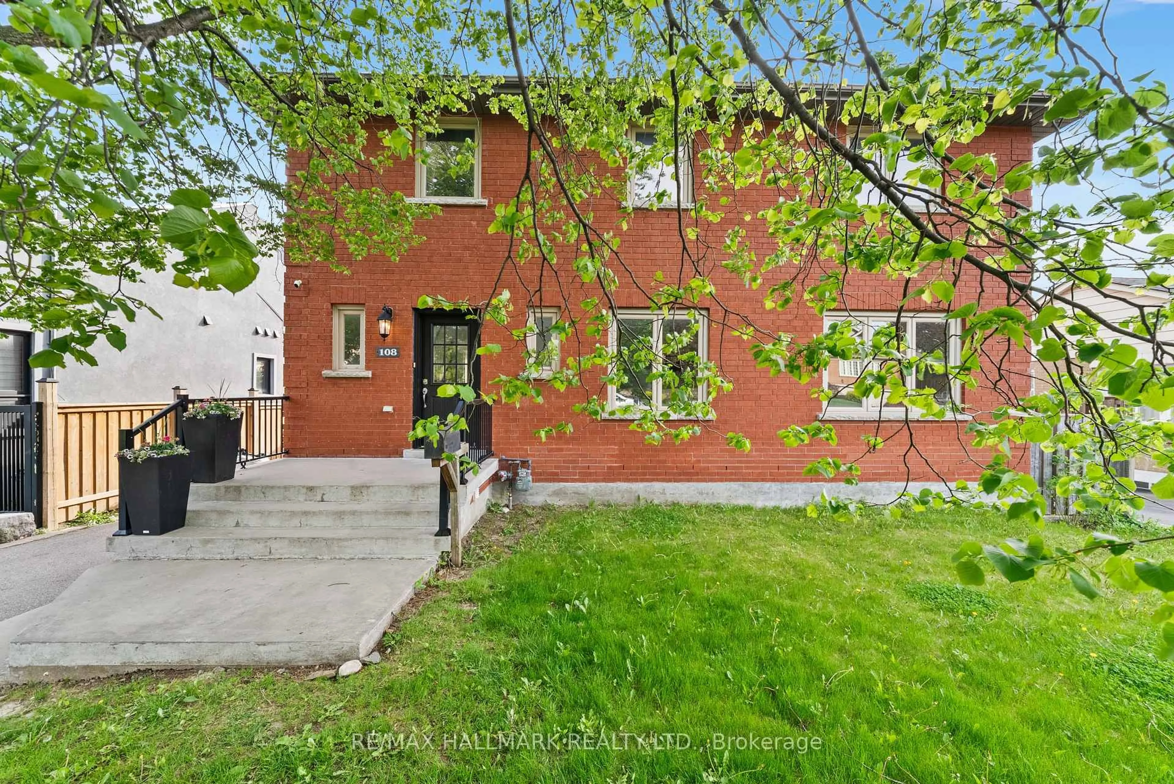 Home with brick exterior material, street for 108 Lexfield Ave, Toronto Ontario M3M 1M8