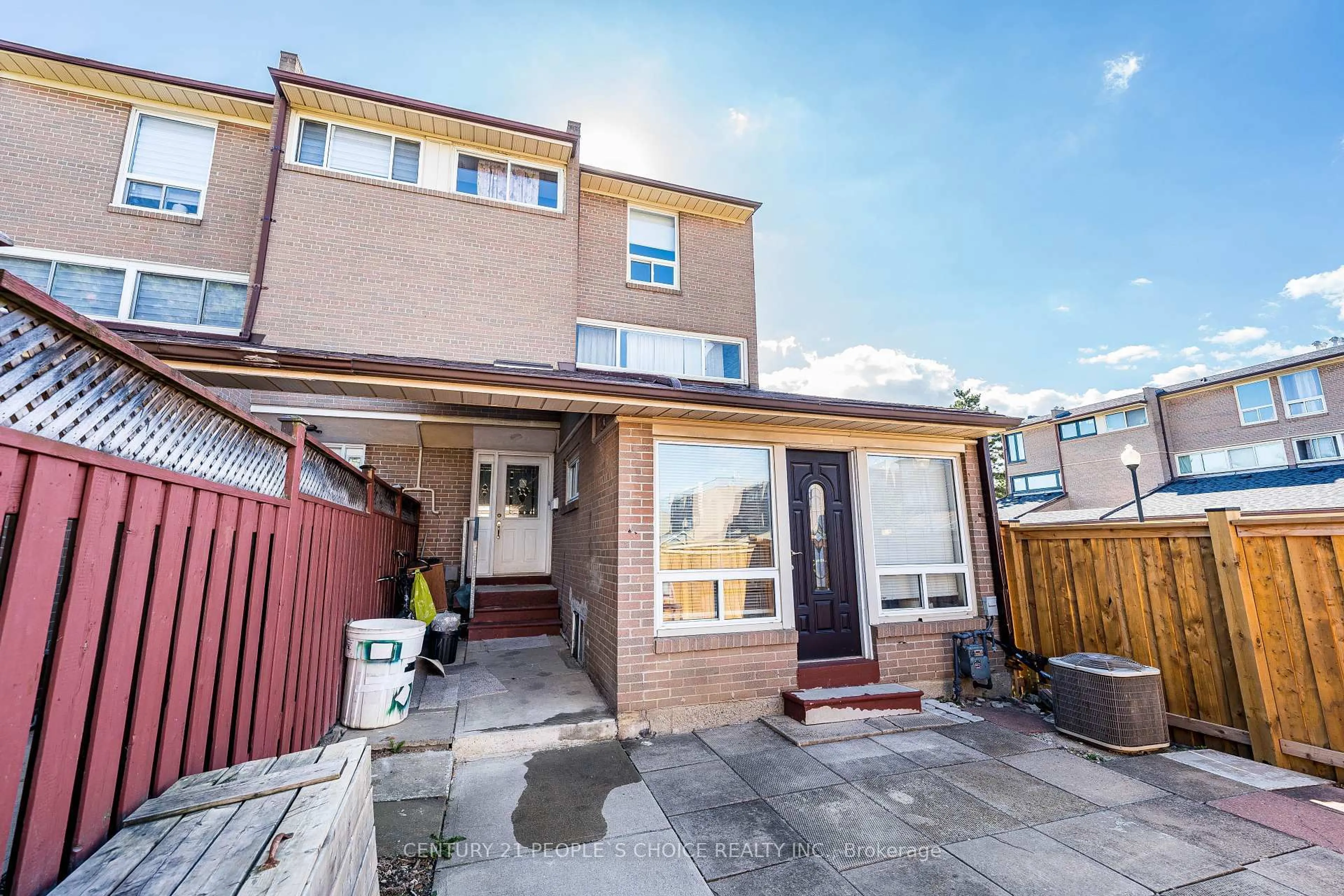 A pic from outside/outdoor area/front of a property/back of a property/a pic from drone, street for 242 John Garland Blvd #2, Toronto Ontario M9V 1N8