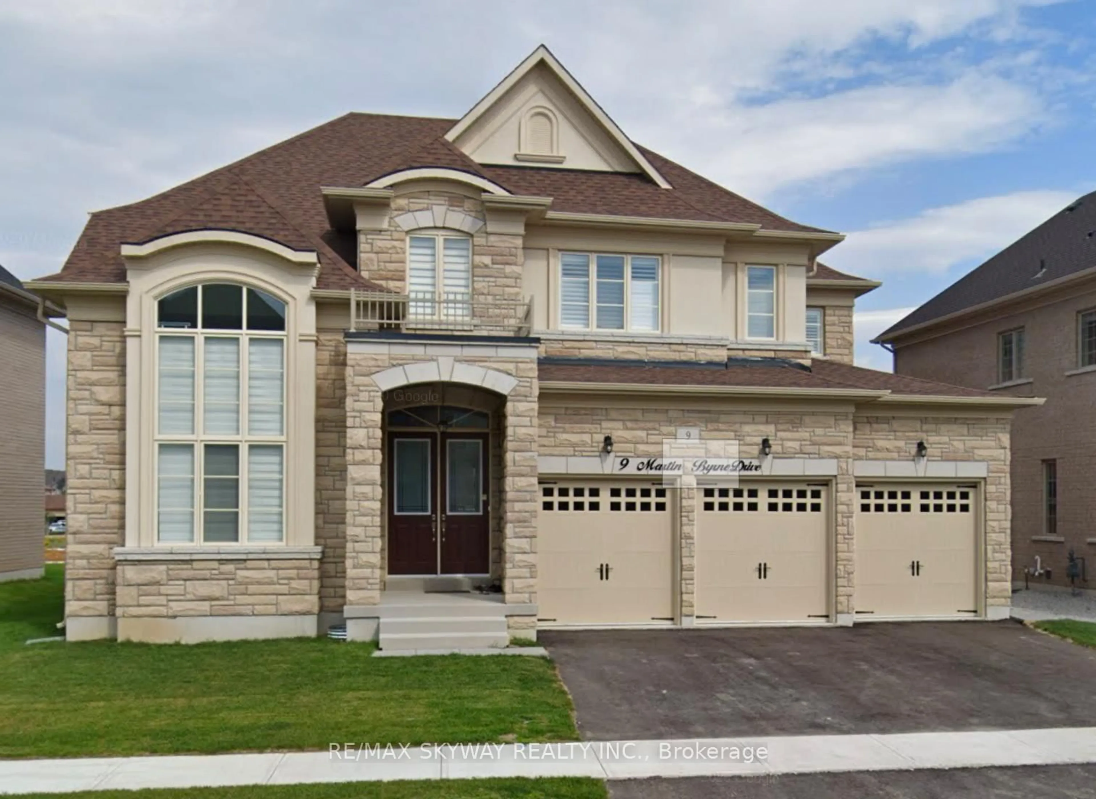 Home with brick exterior material, street for 9 Martin Byrne Dr, Brampton Ontario L6P 4L2