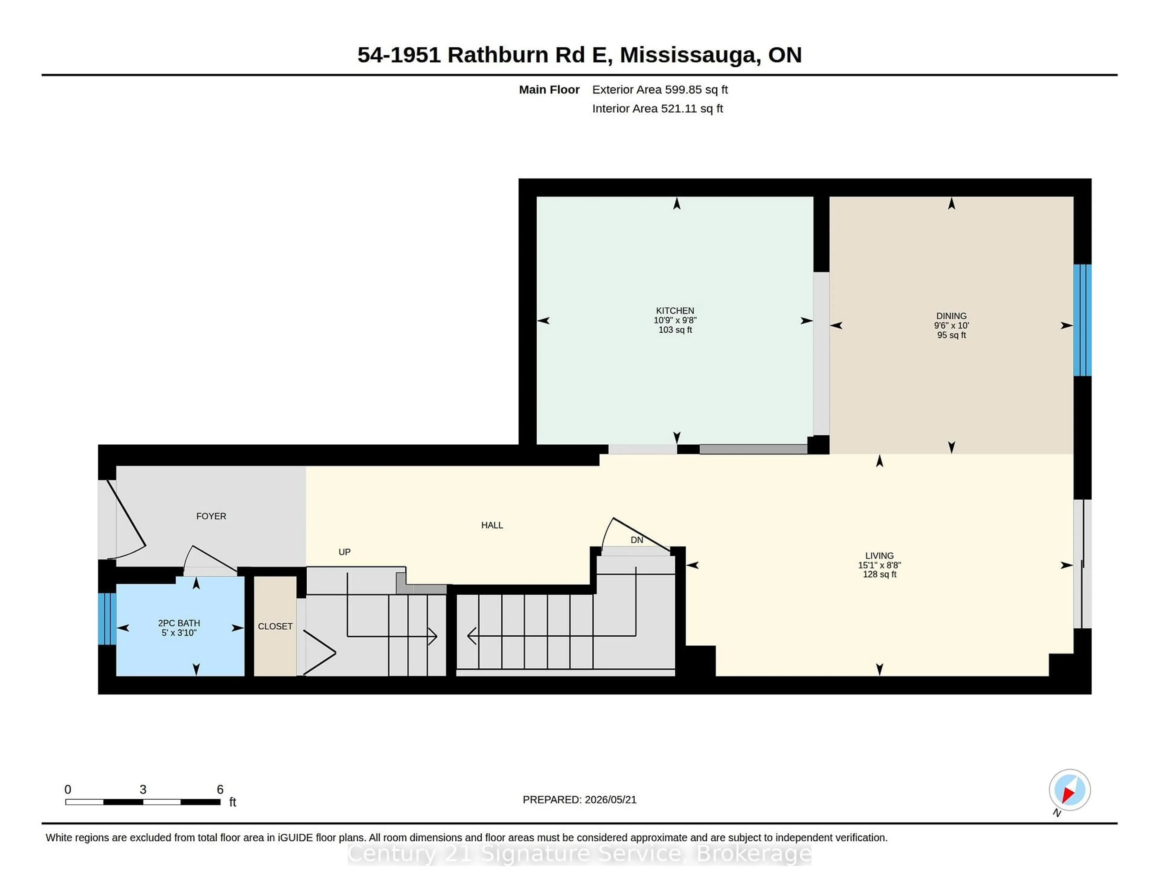 Floor plan for 1951 Rathburn Rd #54, Mississauga Ontario L4W 2N9