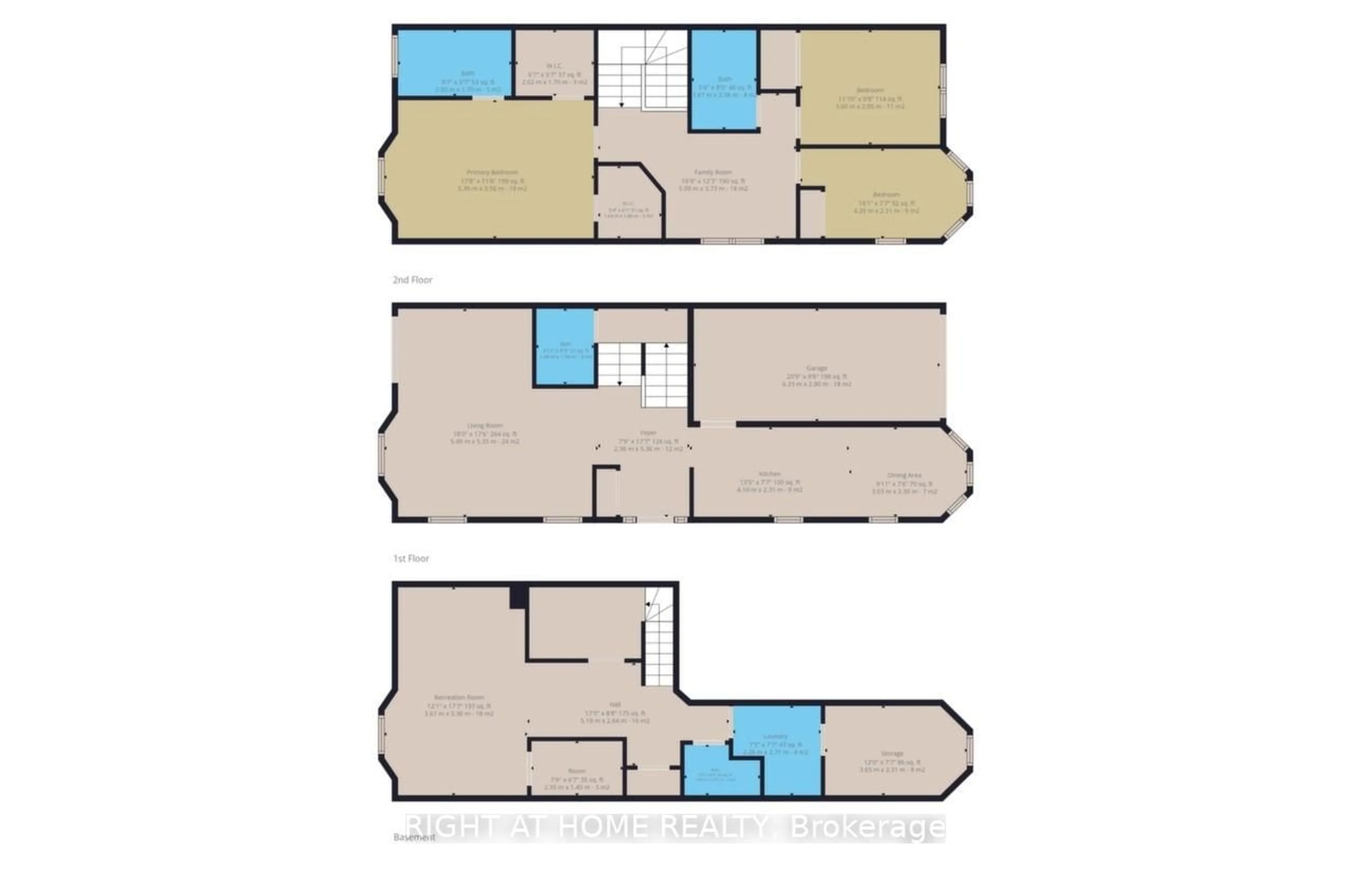 Floor plan for 740 Village Green Blvd, Mississauga Ontario L5E 3K8