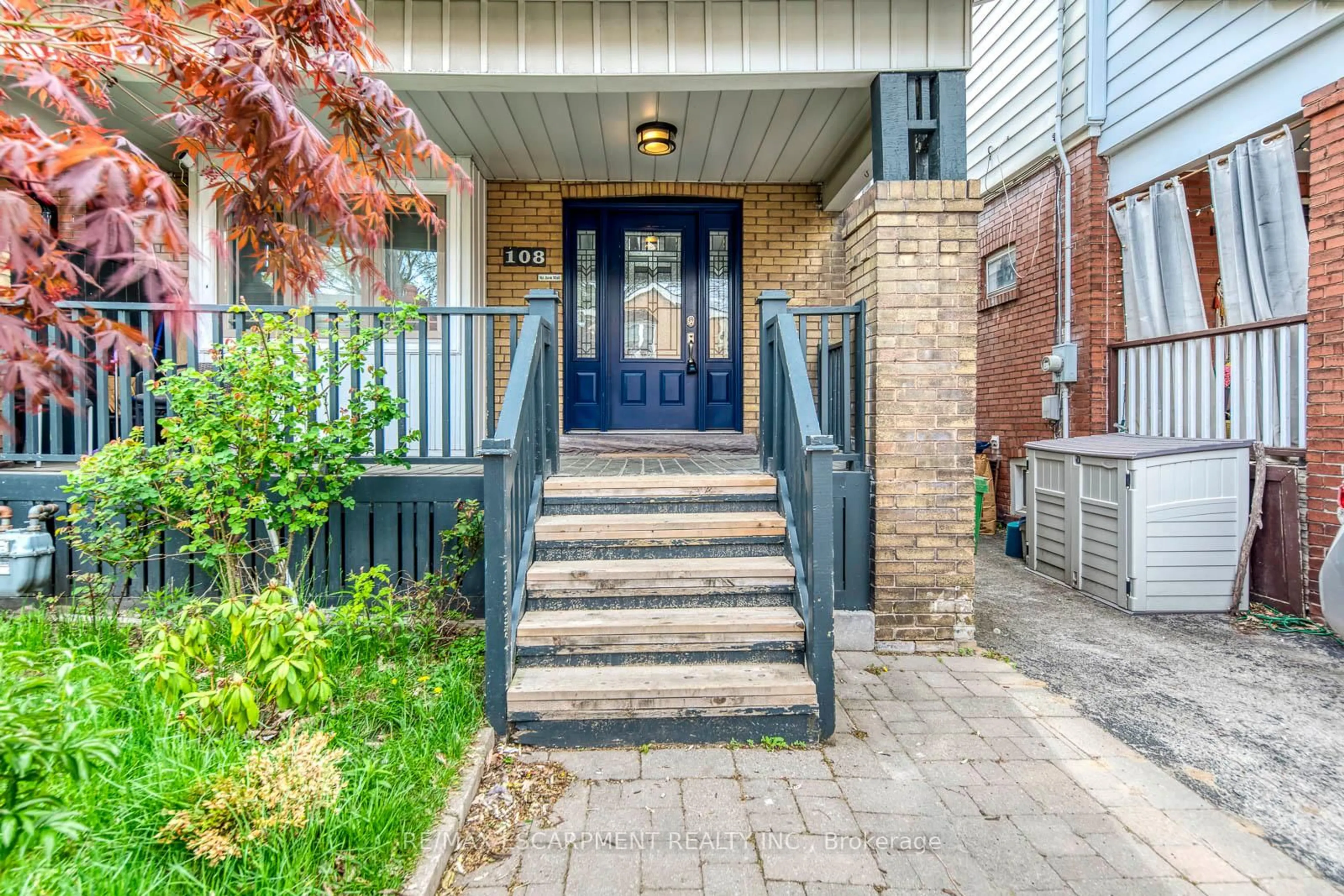 Home with brick exterior material, street for 108 Runnymede Rd, Toronto Ontario M6S 2Y3