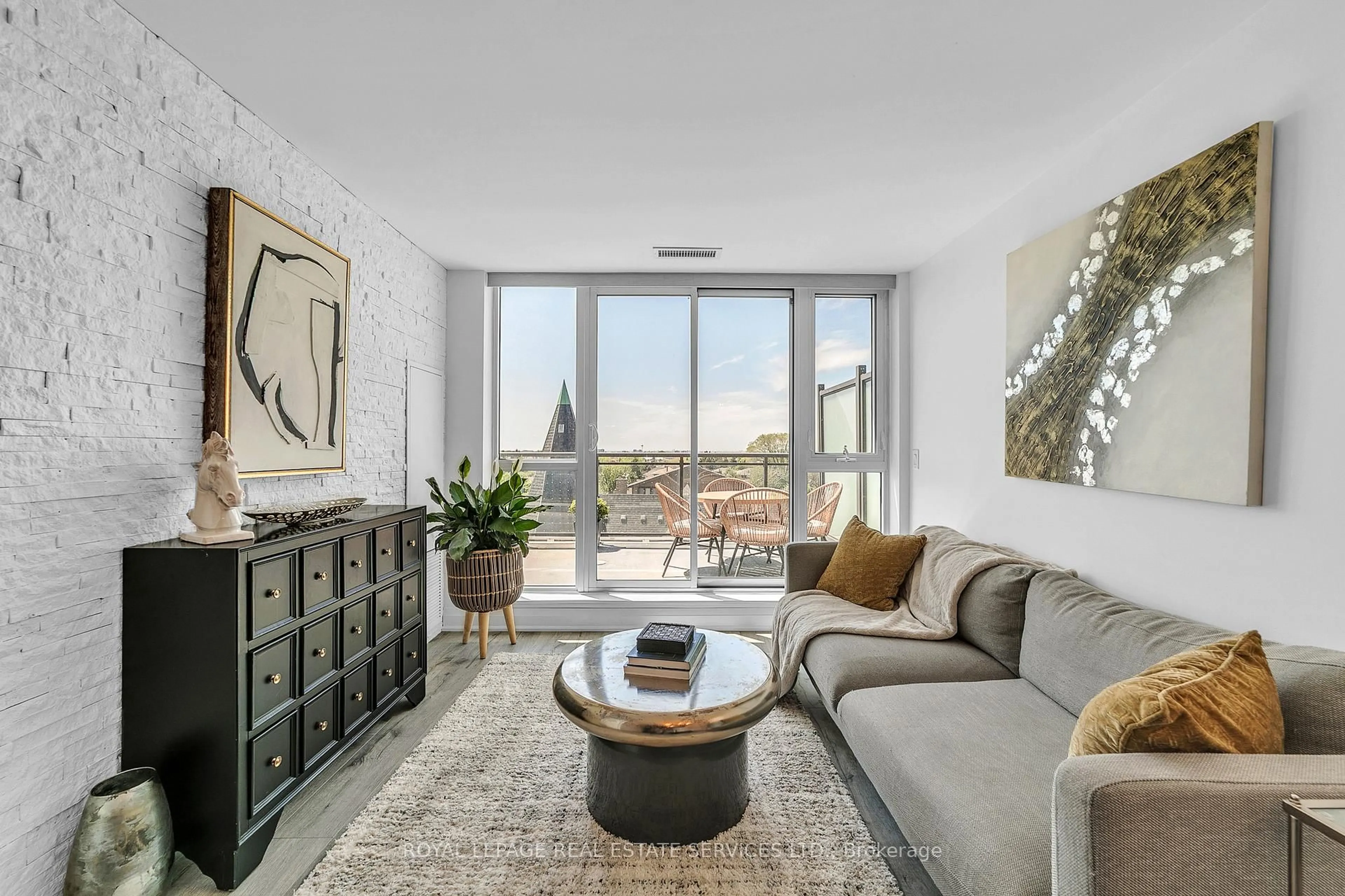Living room with furniture, unknown for 16 Mcadam Ave #408, Toronto Ontario M6A 0B9