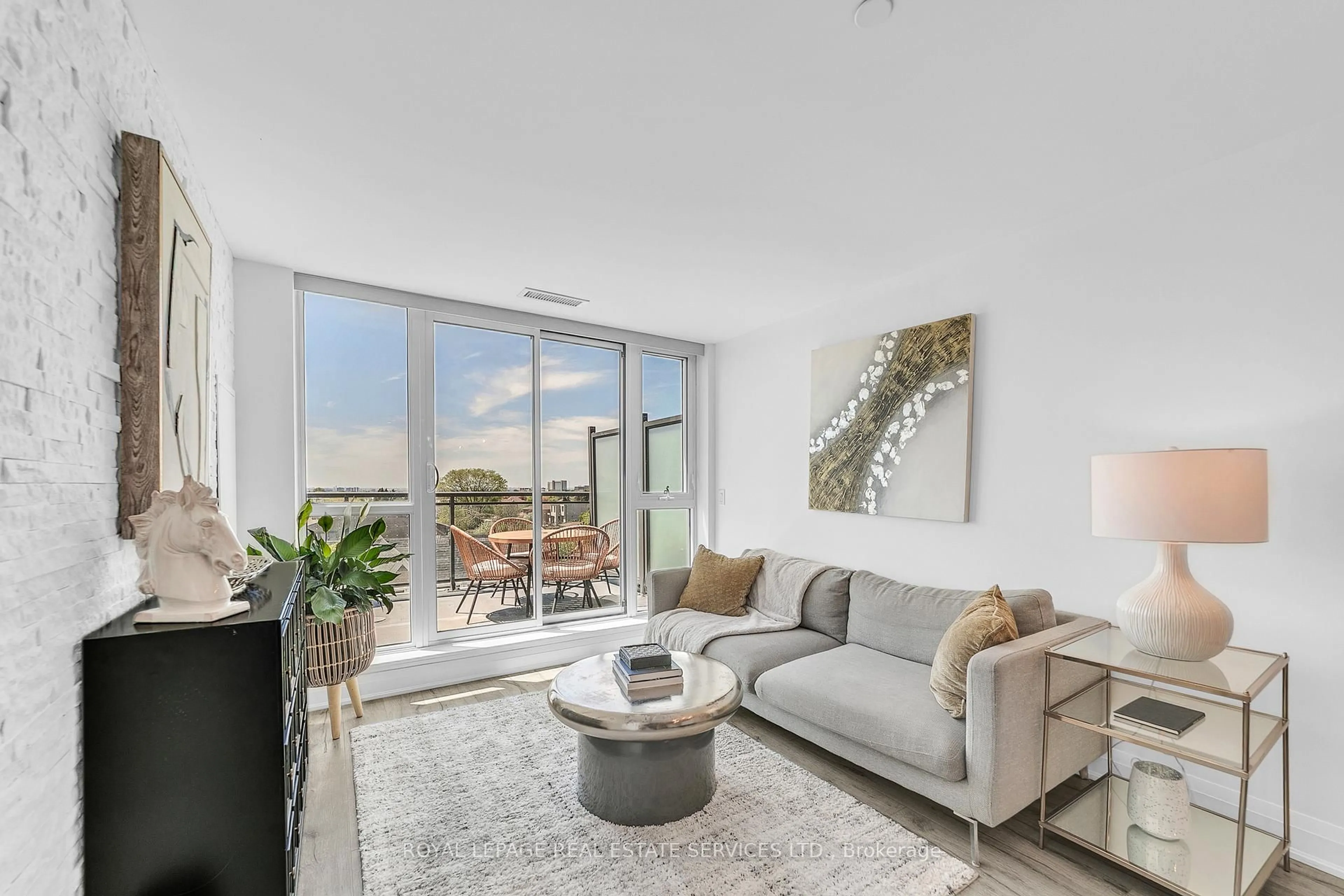 Living room with furniture, unknown for 16 Mcadam Ave #408, Toronto Ontario M6A 0B9
