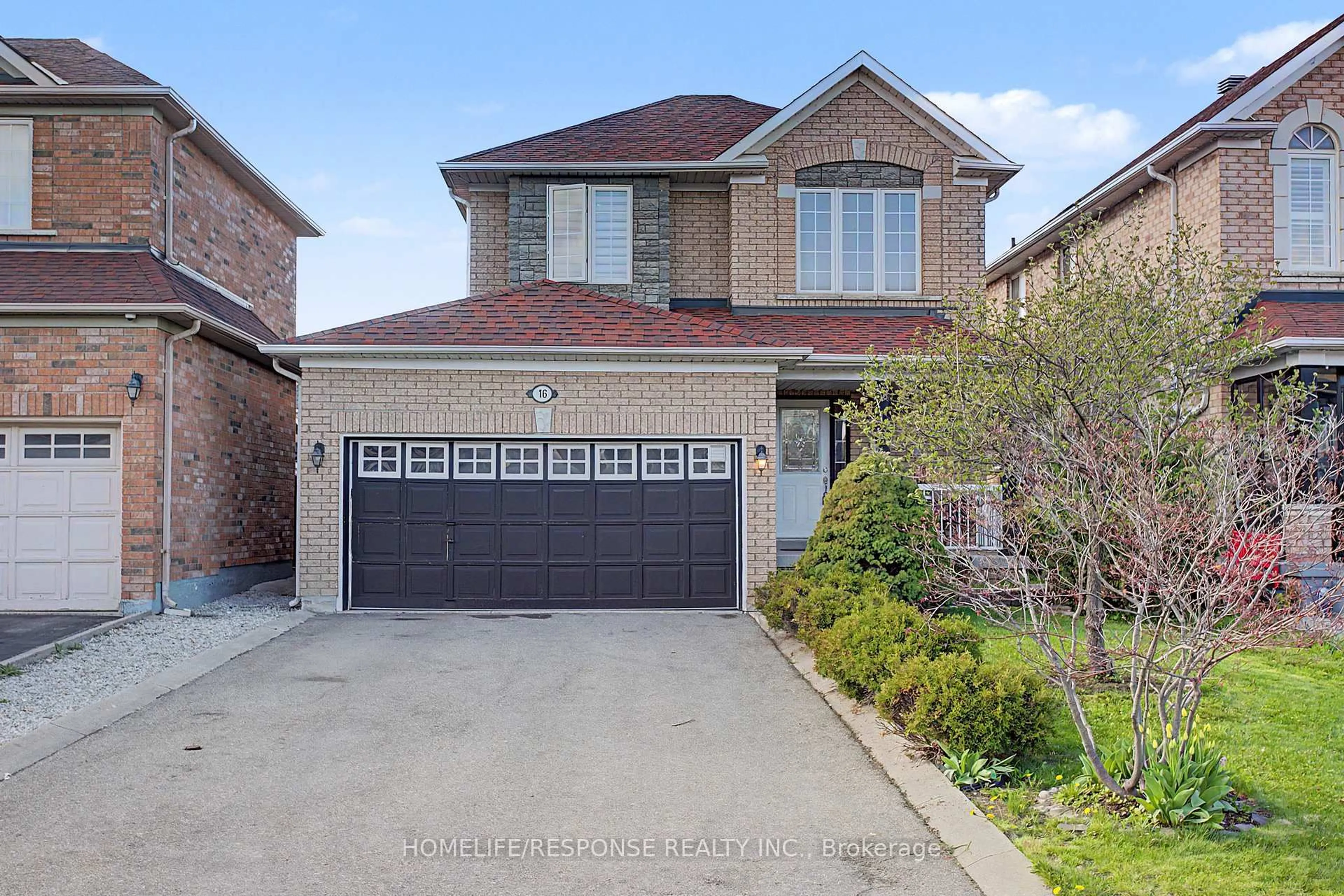Home with brick exterior material, street for 16 Angelucci Dr, Brampton Ontario L6P 1G7