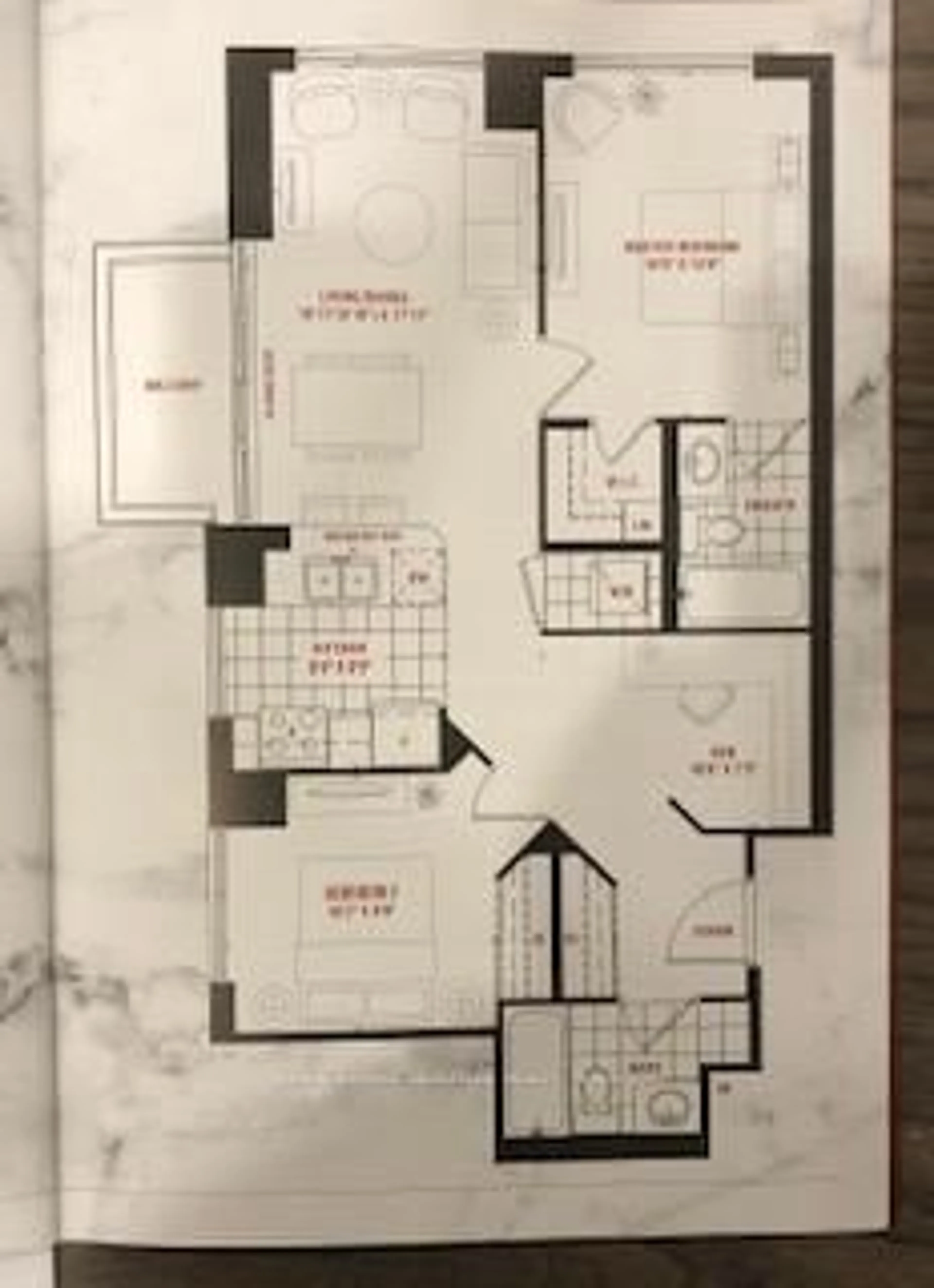 Floor plan for 349 Rathburn Rd #PH216, Mississauga Ontario L5B 0G9
