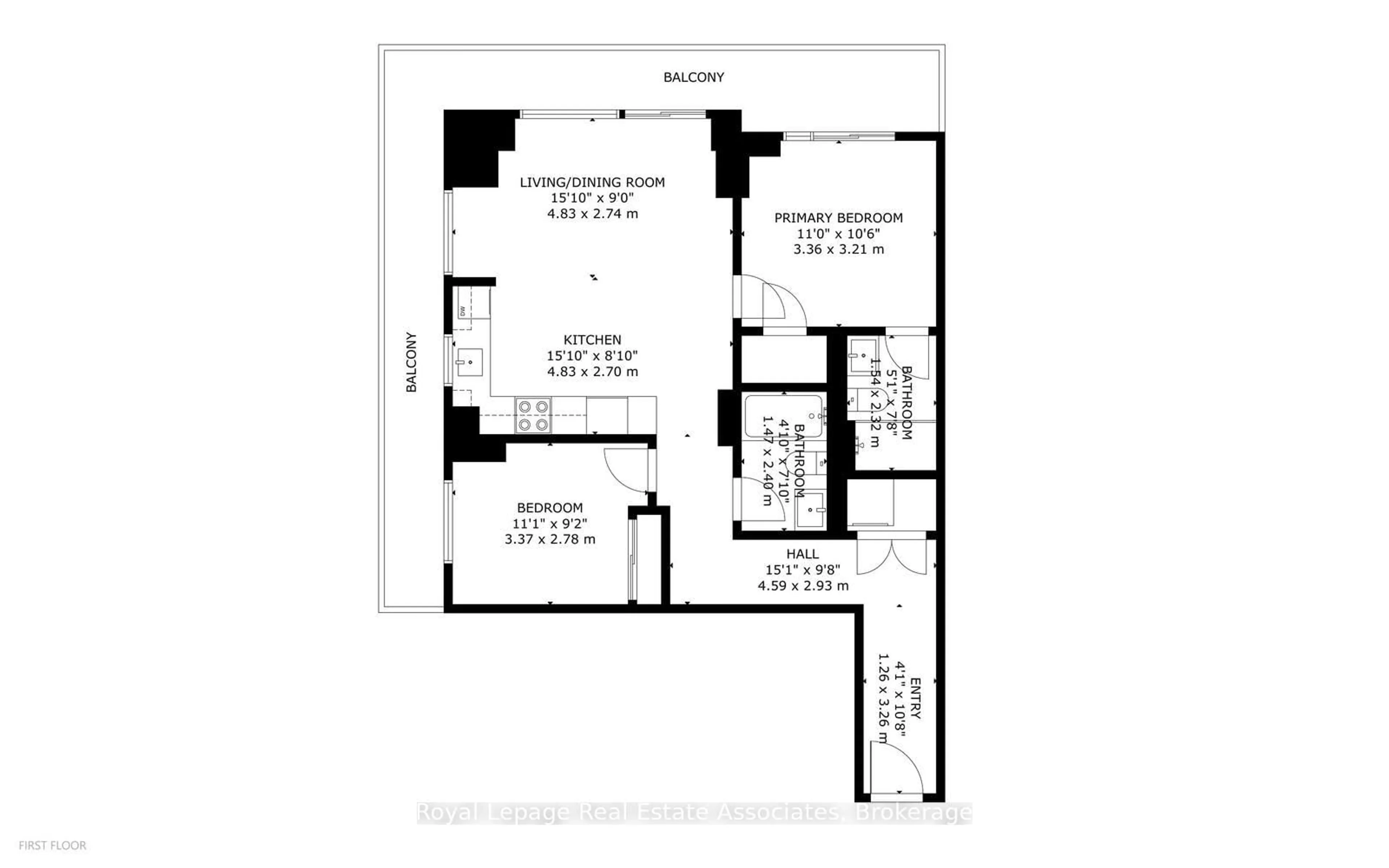 Floor plan for 65 Speers Rd #503, Oakville Ontario L6K 0J1