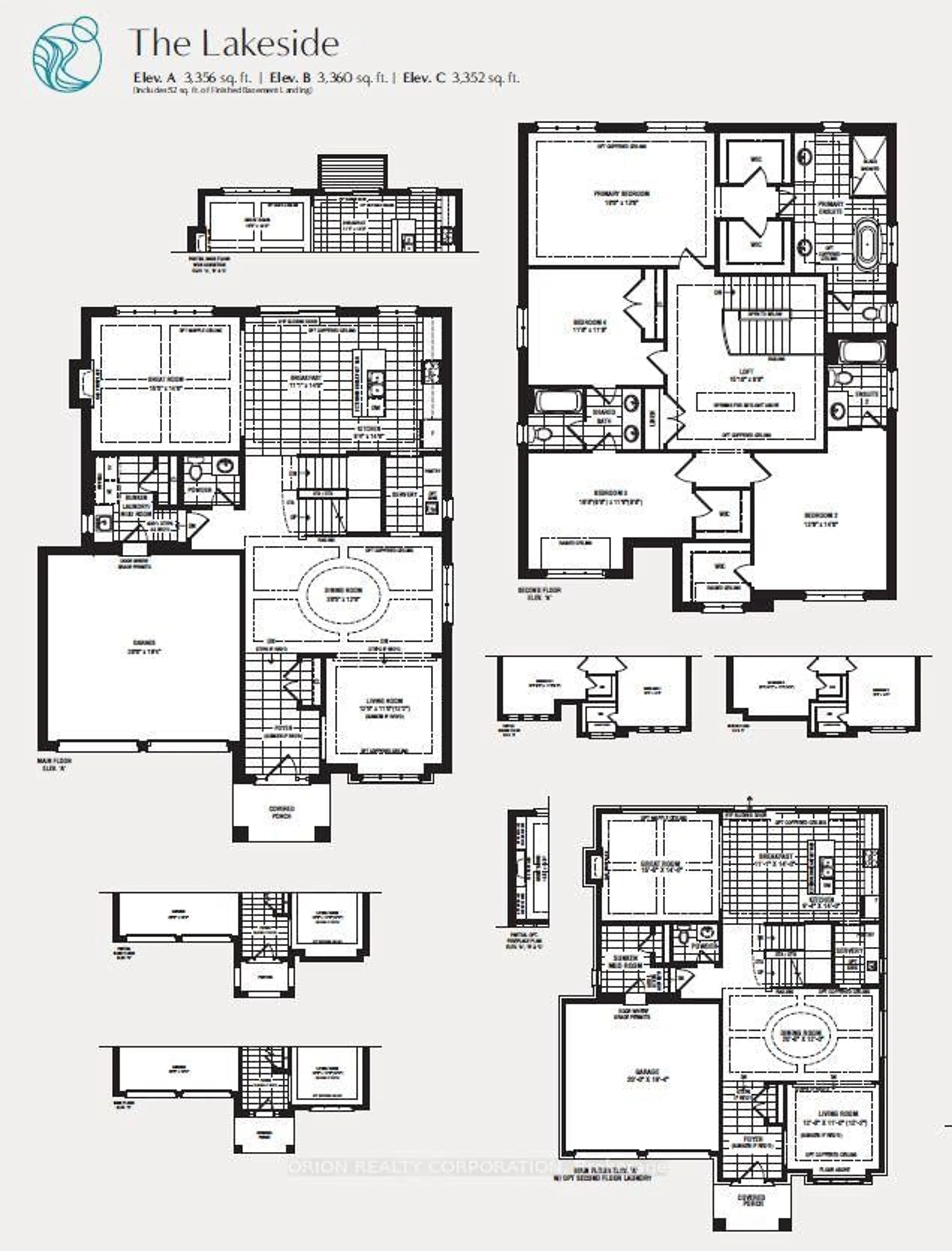 Floor plan for 166 Charles Bray Cres, Oakville Ontario L6L 0C7