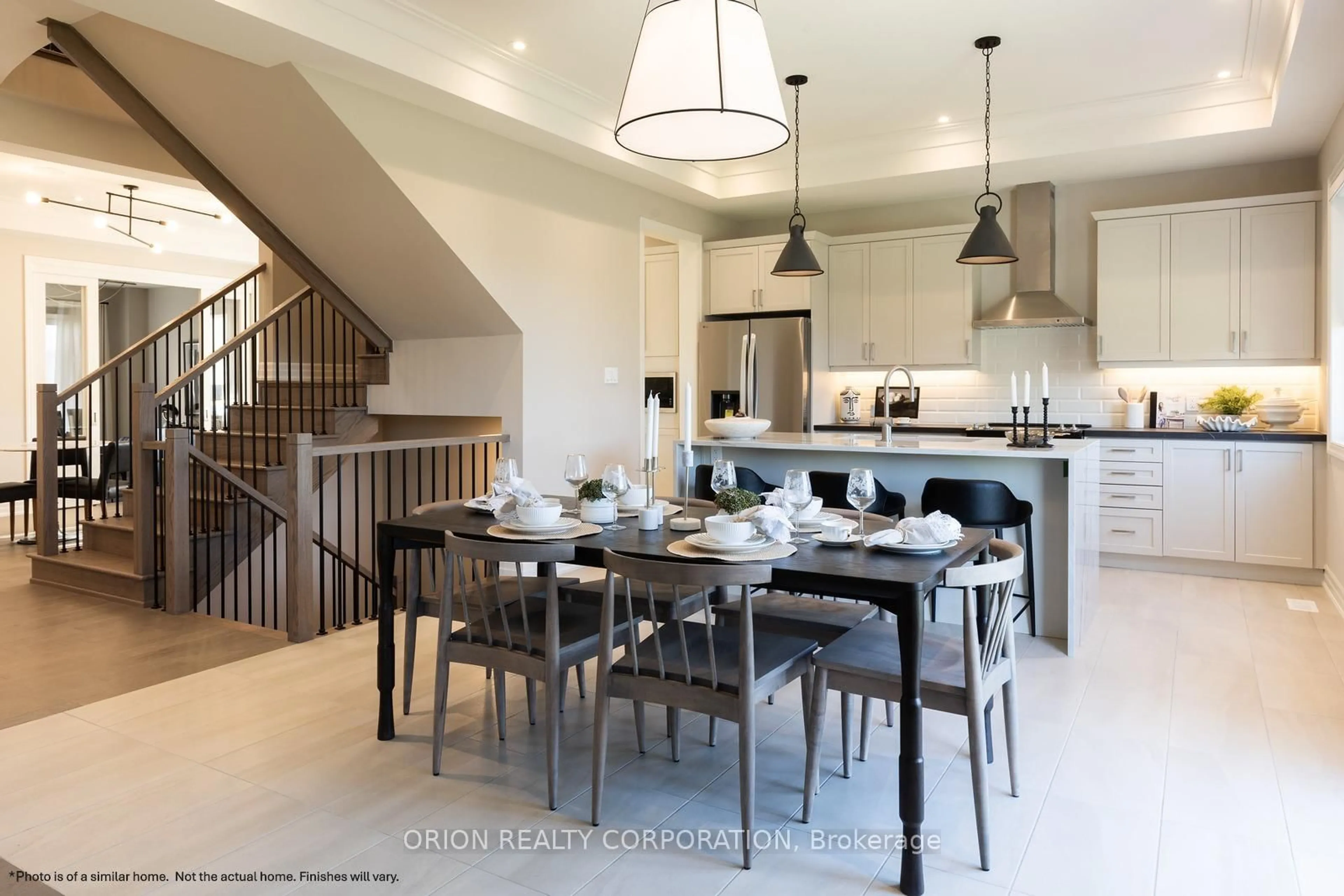 Open concept kitchen, unknown for 166 Charles Bray Cres, Oakville Ontario L6L 0C7
