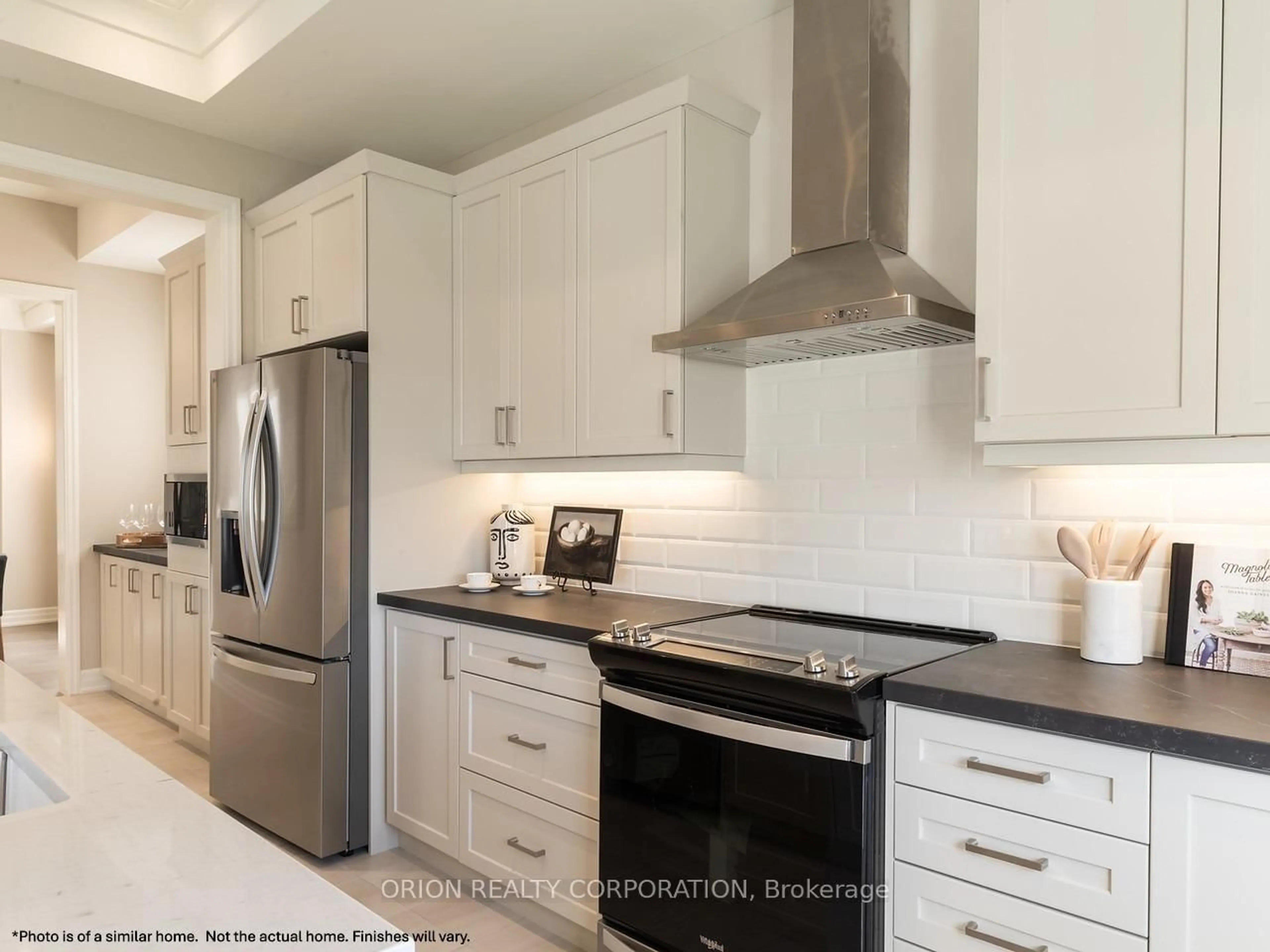 Contemporary kitchen, ceramic/tile floor for 166 Charles Bray Cres, Oakville Ontario L6L 0C7
