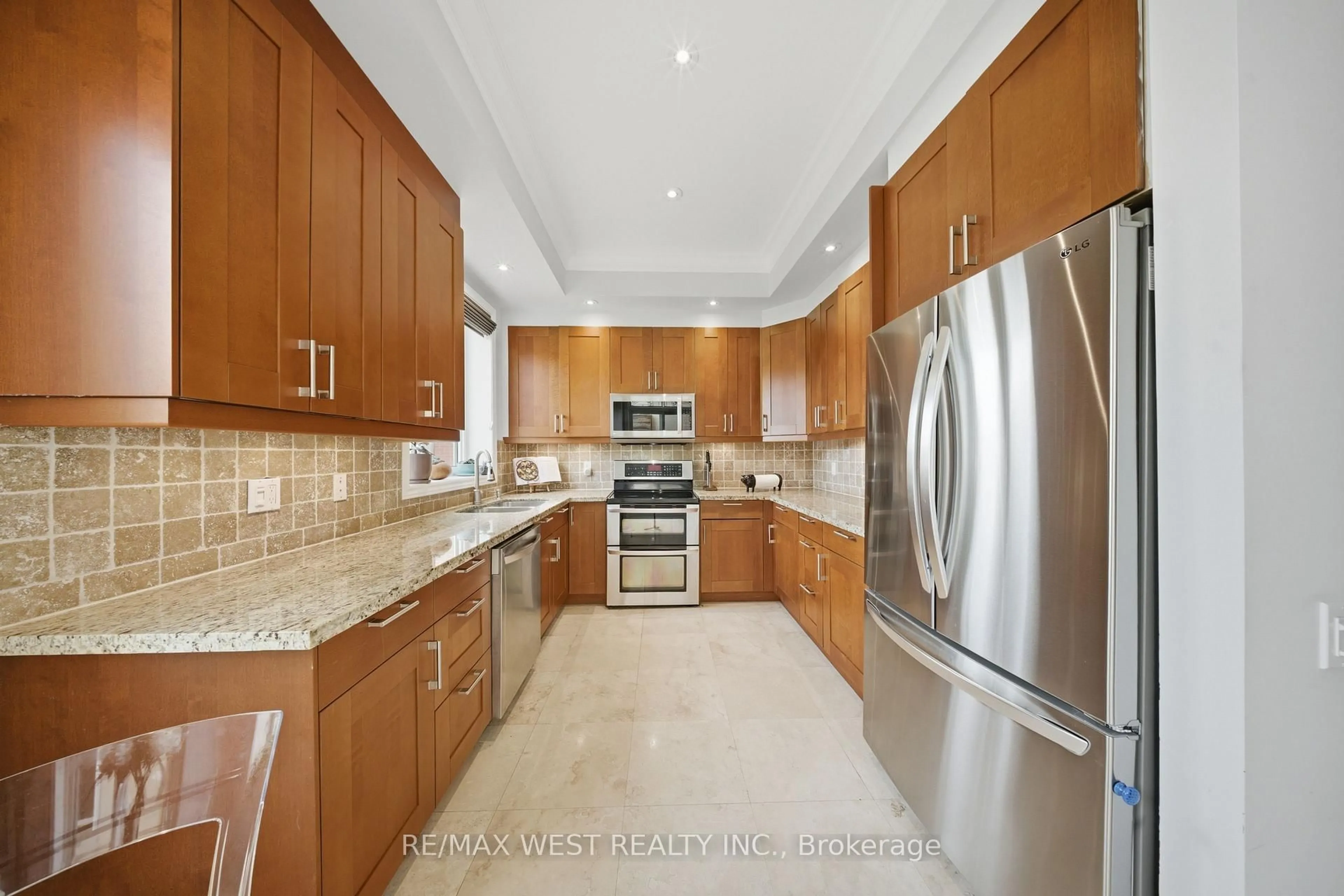 Contemporary kitchen, ceramic/tile floor for 49 Bronte St, Milton Ontario L9T 1Z3
