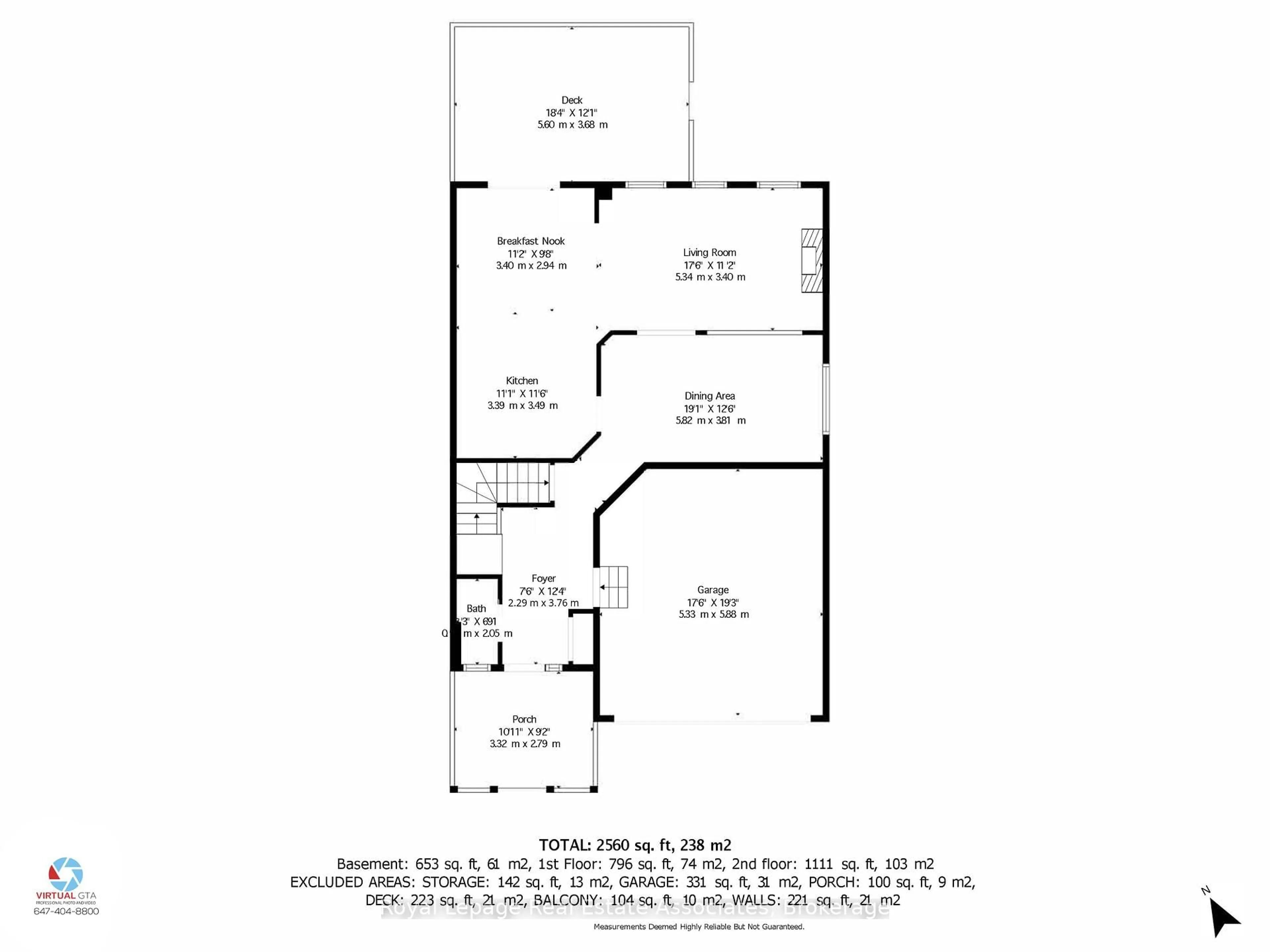 Floor plan for 1196 Knight Tr, Milton Ontario L9T 5R9