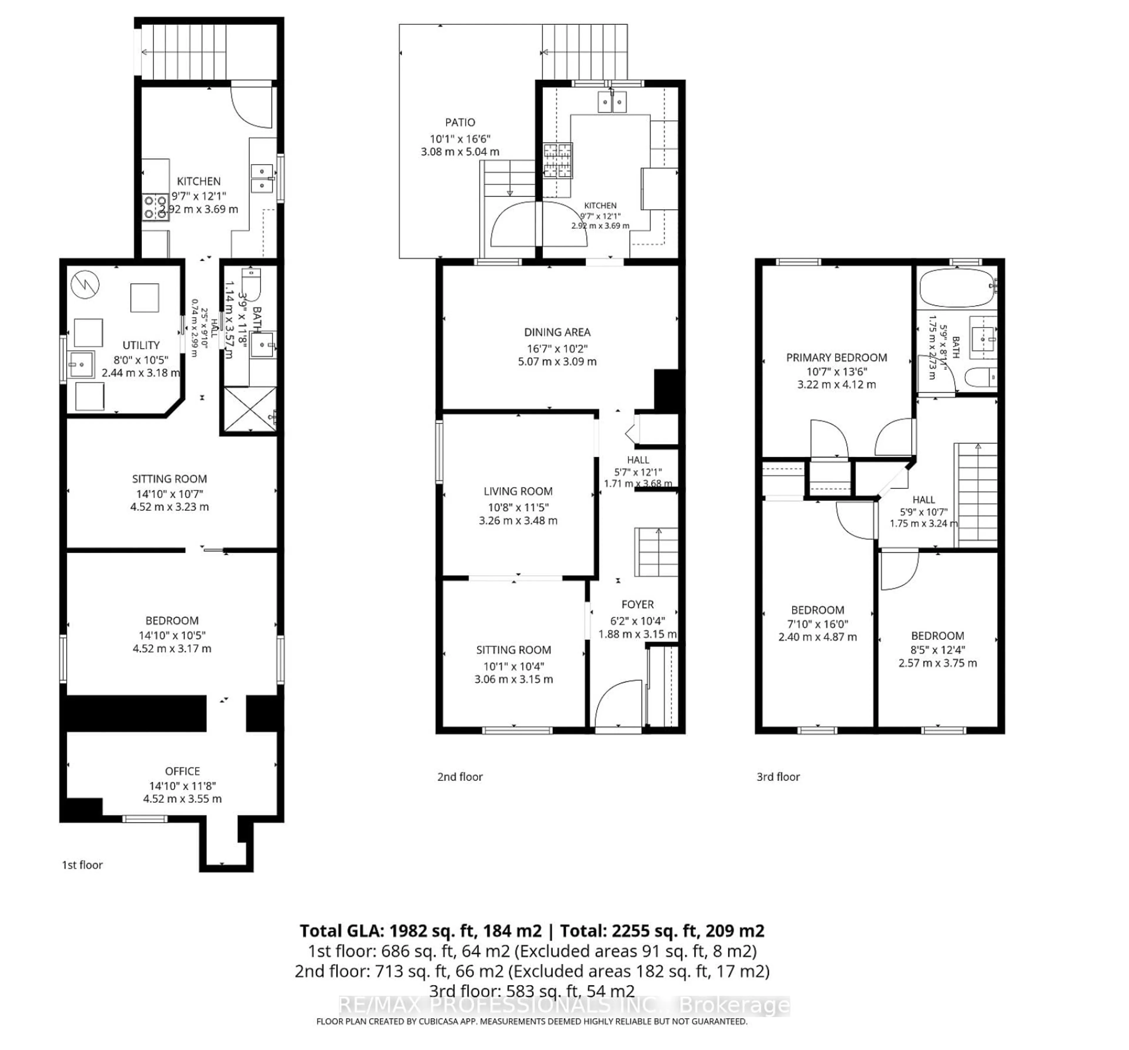 Floor plan for 199 Osler St, Toronto Ontario M6N 2Z2