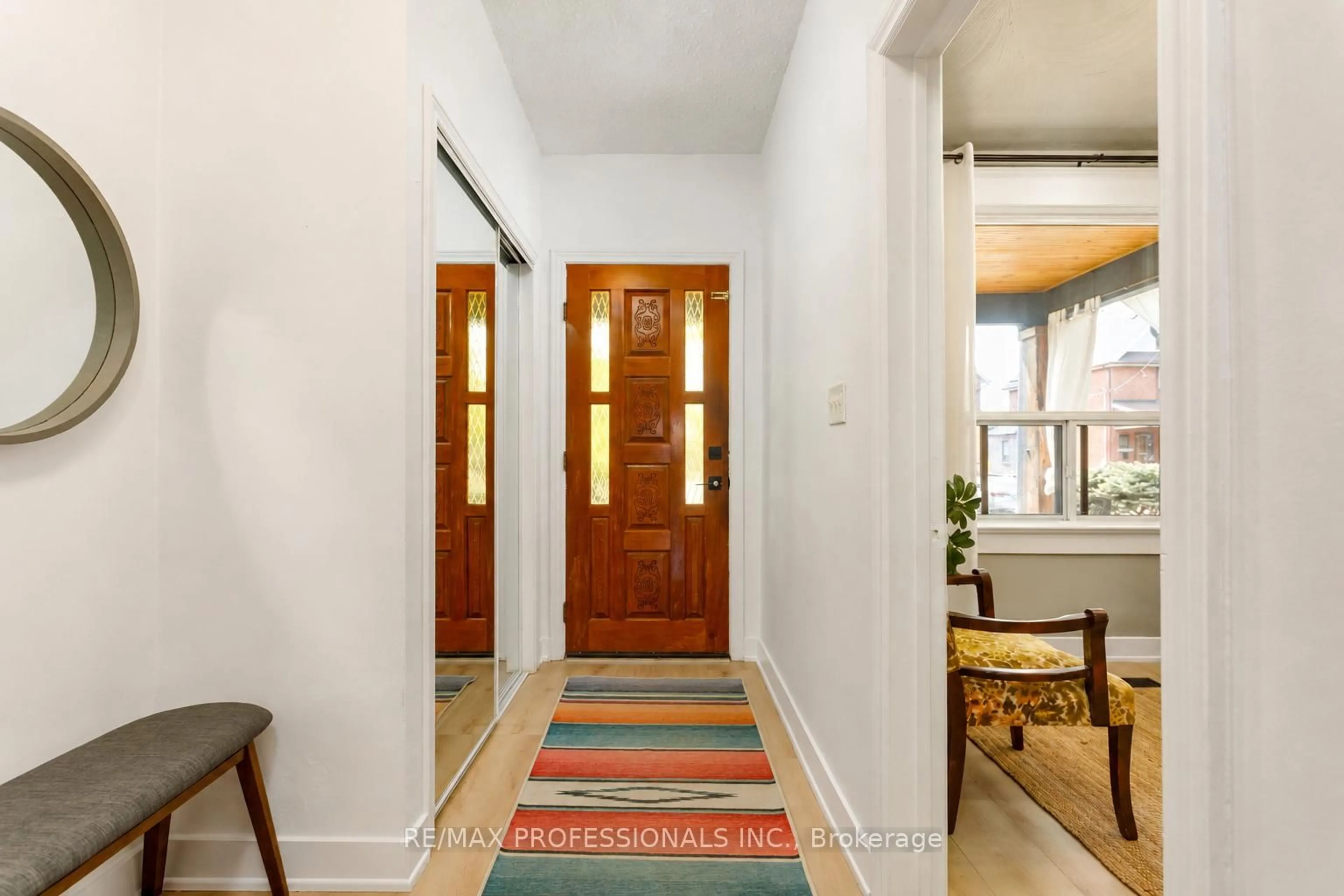 Indoor foyer for 199 Osler St, Toronto Ontario M6N 2Z2