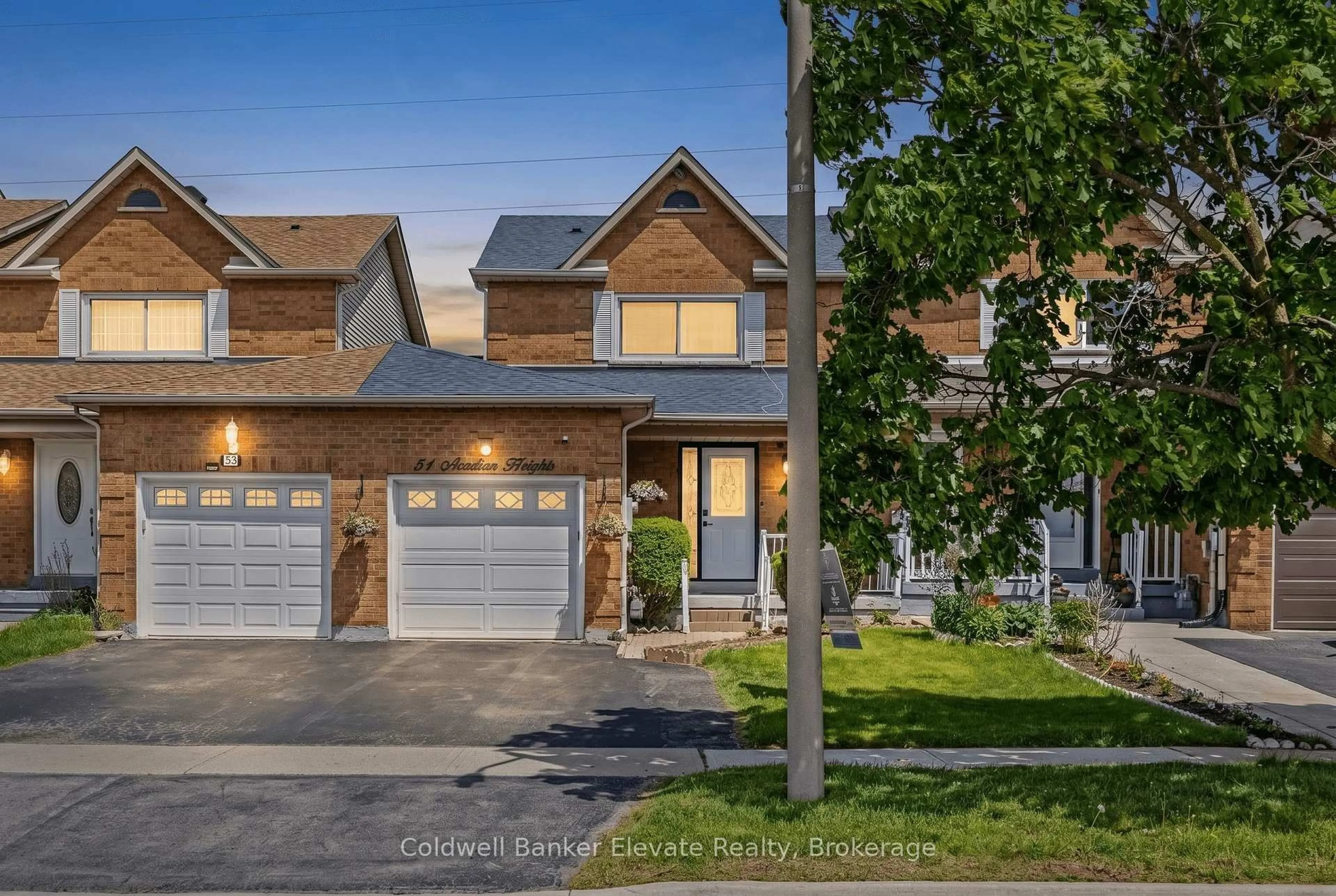 Home with brick exterior material, street for 51 Acadian Hts, Brampton Ontario L6Y 4H3