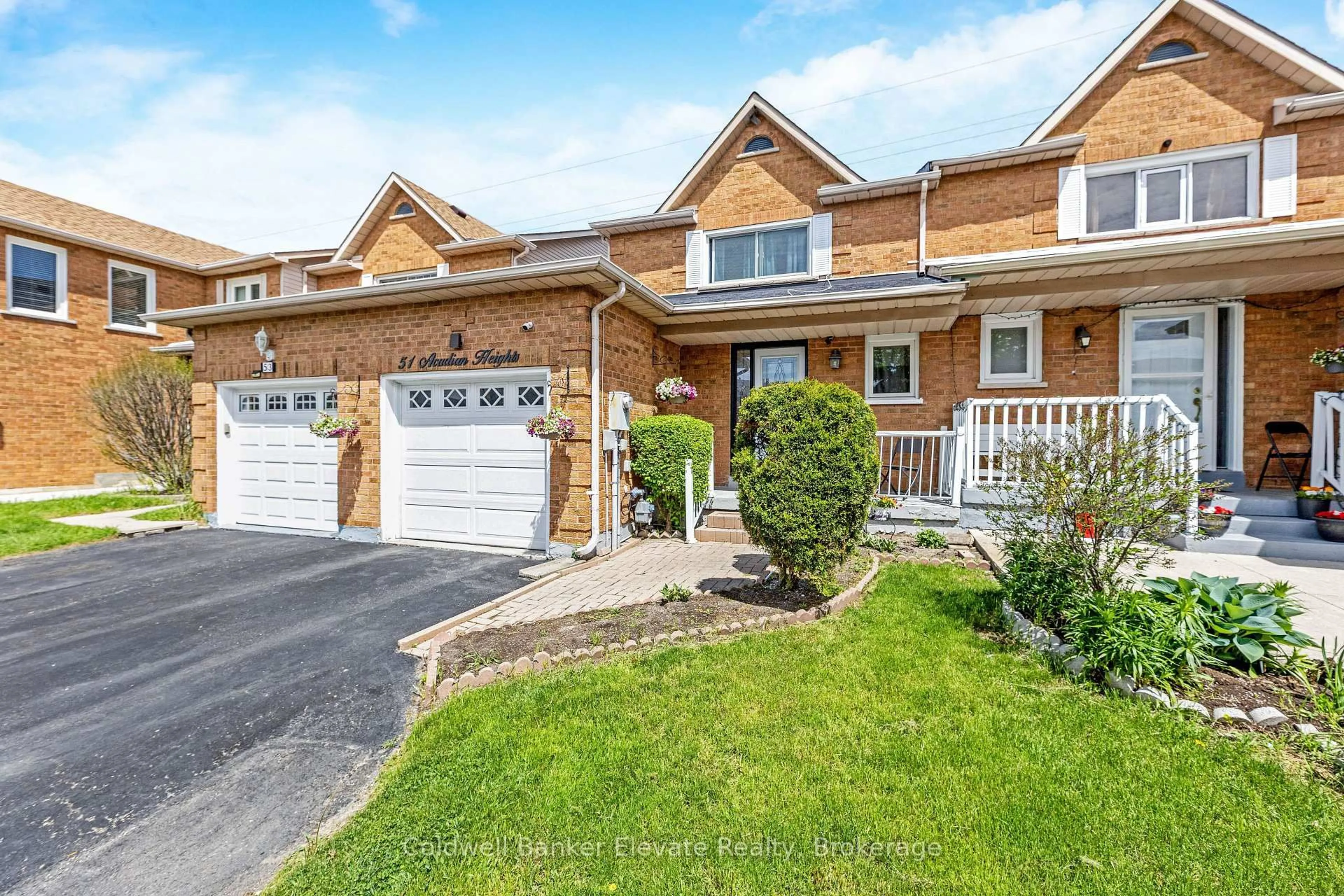 Home with brick exterior material, street for 51 Acadian Hts, Brampton Ontario L6Y 4H3