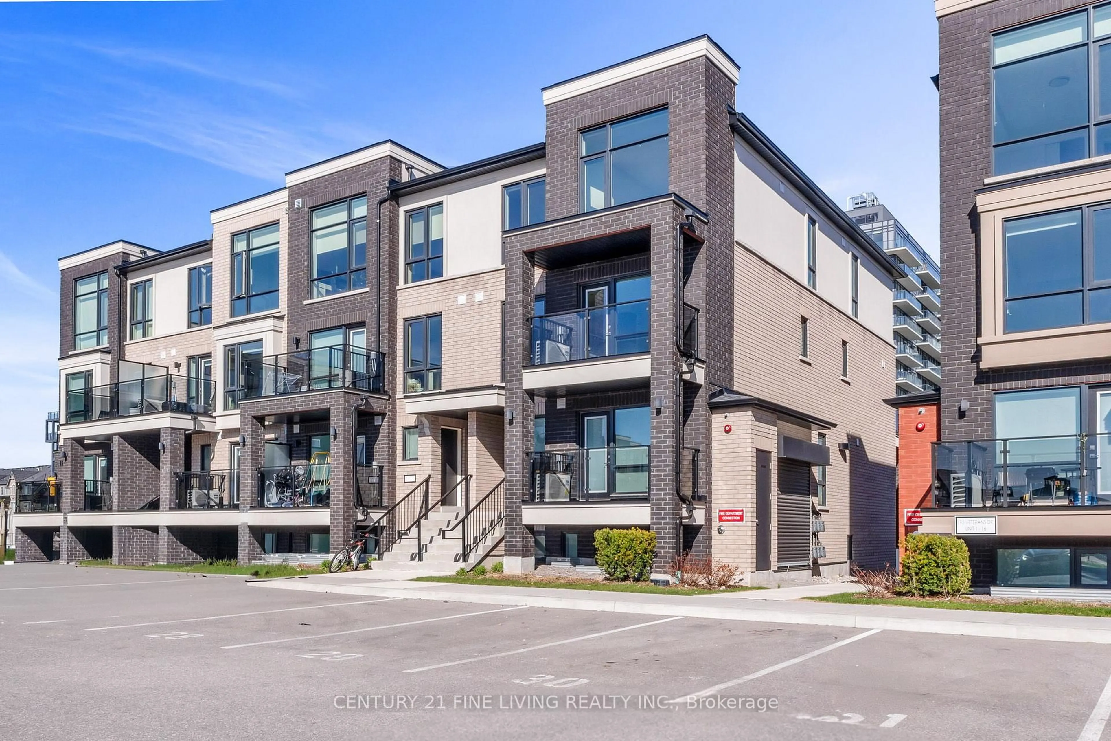 Home with brick exterior material, street for 185 Veterans Dr #17, Brampton Ontario L7A 5L2
