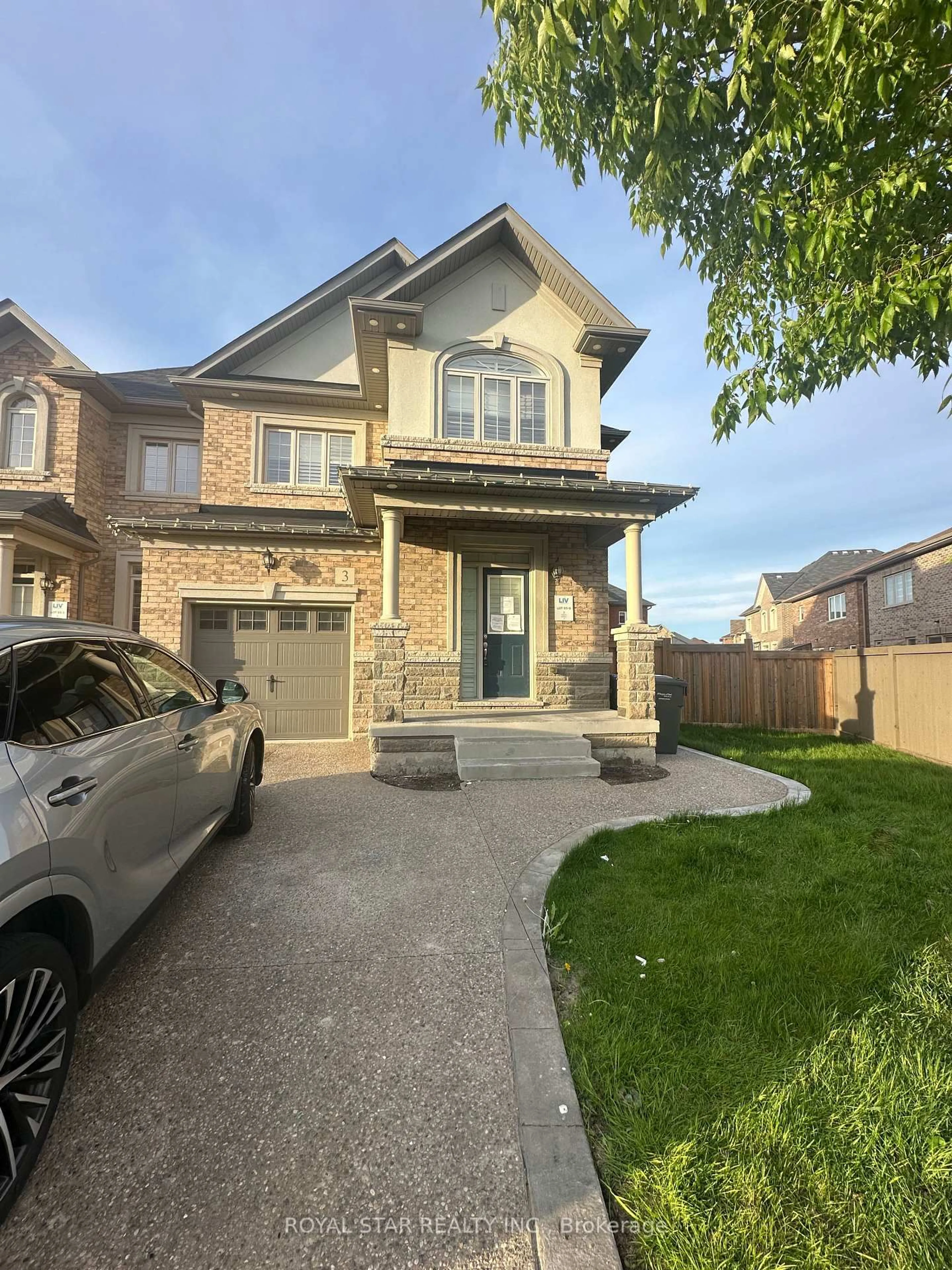 Home with brick exterior material, street for 3 Cohoe St, Brampton Ontario L7A 4X7