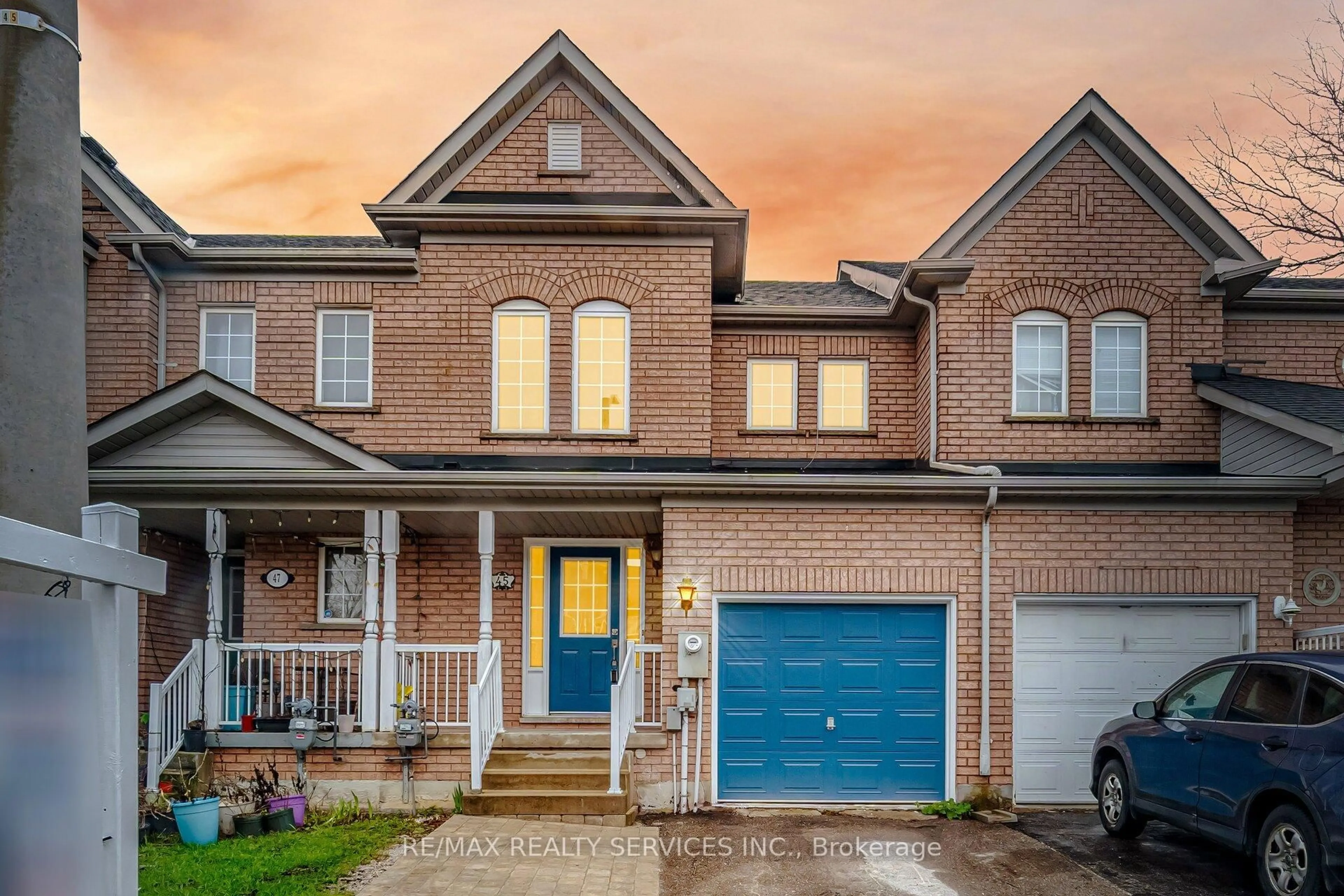Home with brick exterior material, street for 45 Monaco Crt, Brampton Ontario L7A 1X4